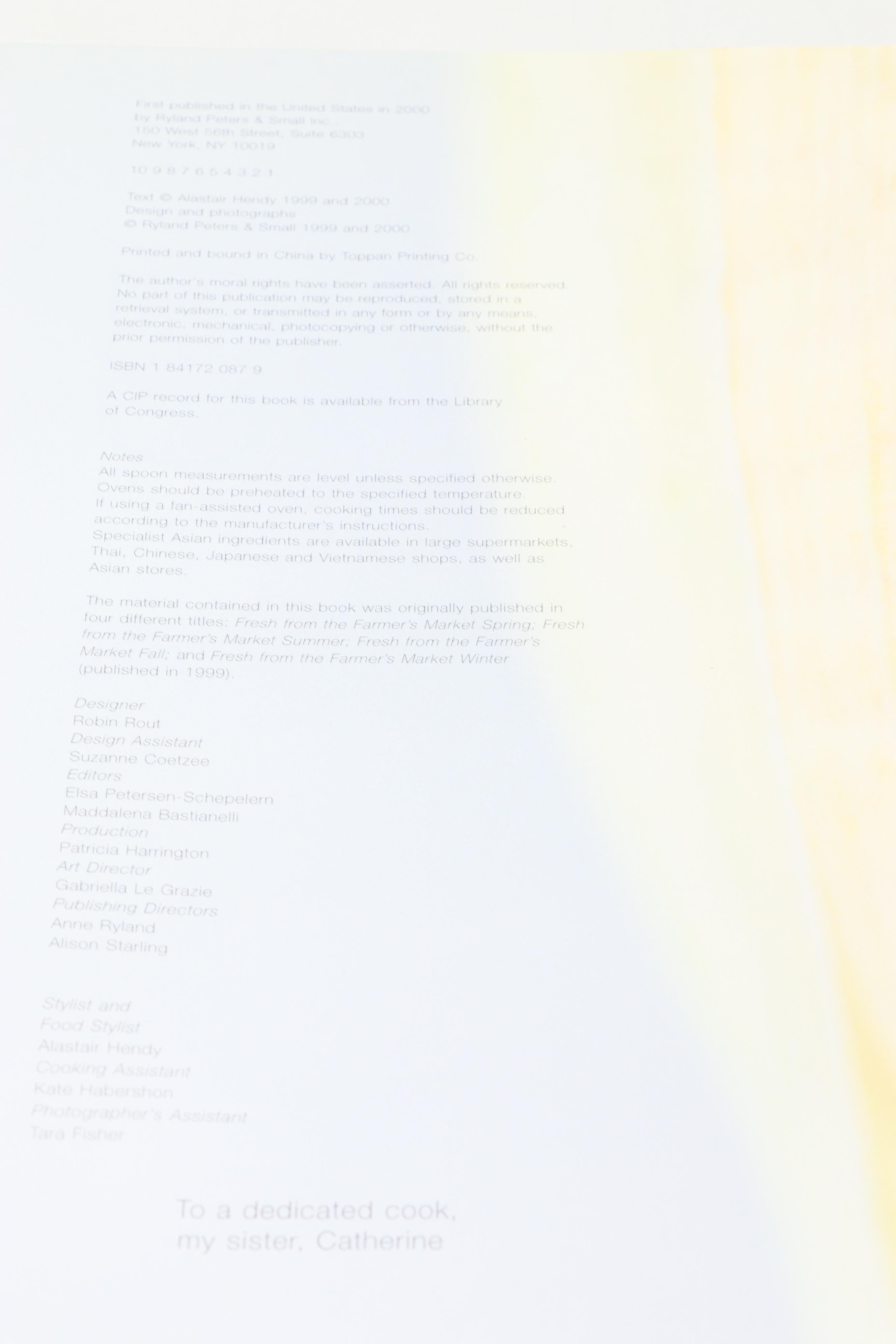 "The Herb Farm Cookbook," "Farmhouse Cookbook" and More Cookbooks