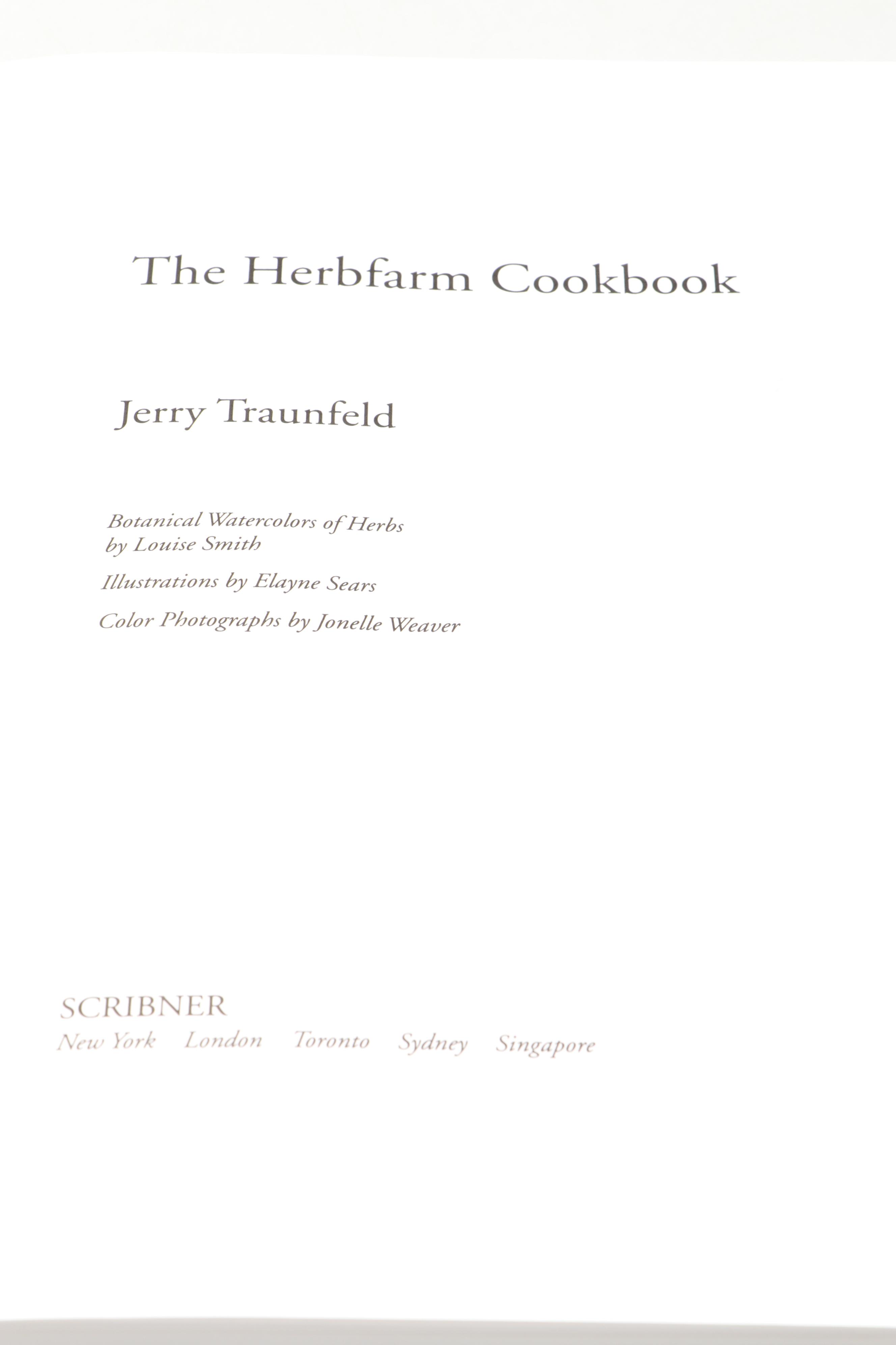 "The Herb Farm Cookbook," "Farmhouse Cookbook" and More Cookbooks
