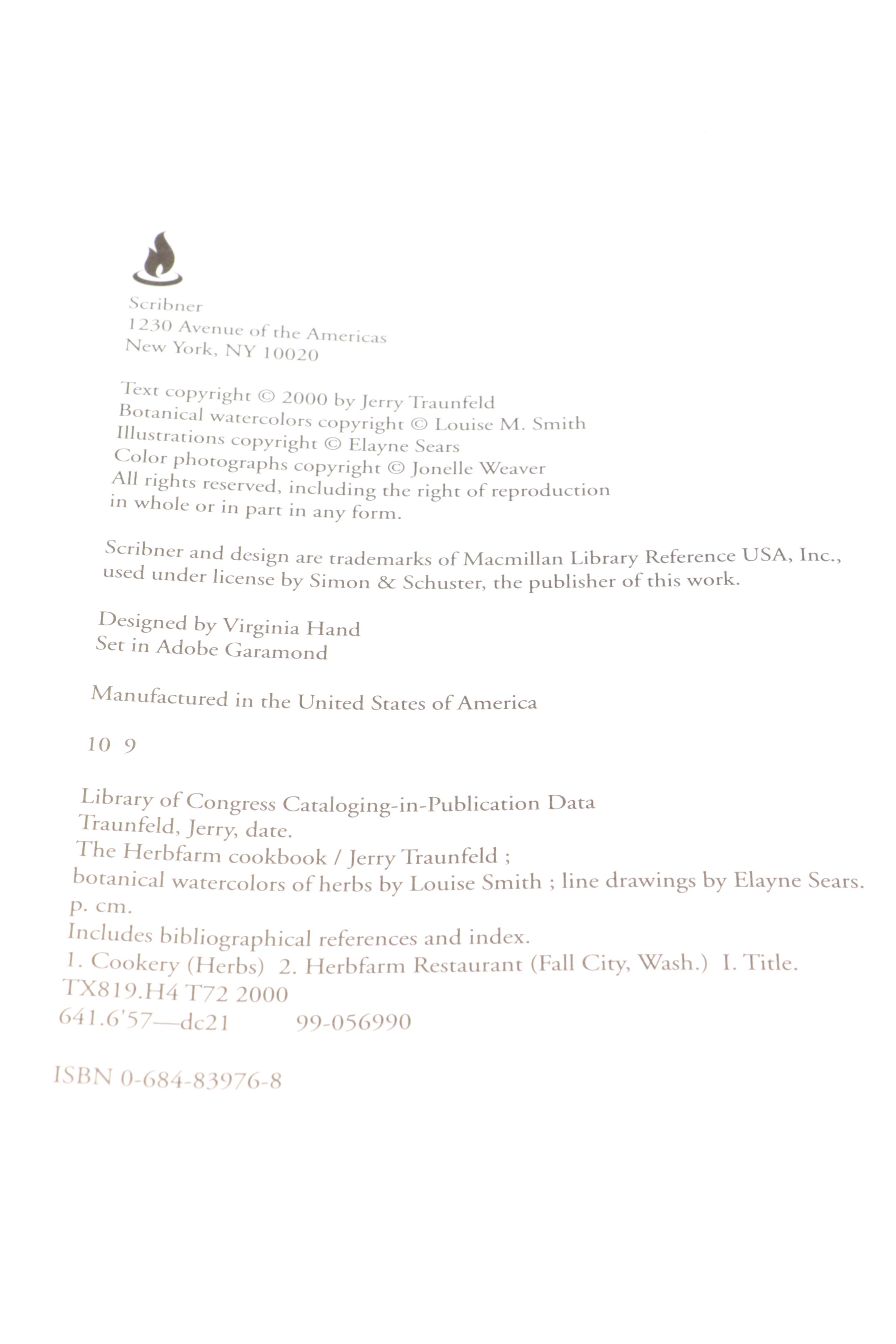 "The Herb Farm Cookbook," "Farmhouse Cookbook" and More Cookbooks