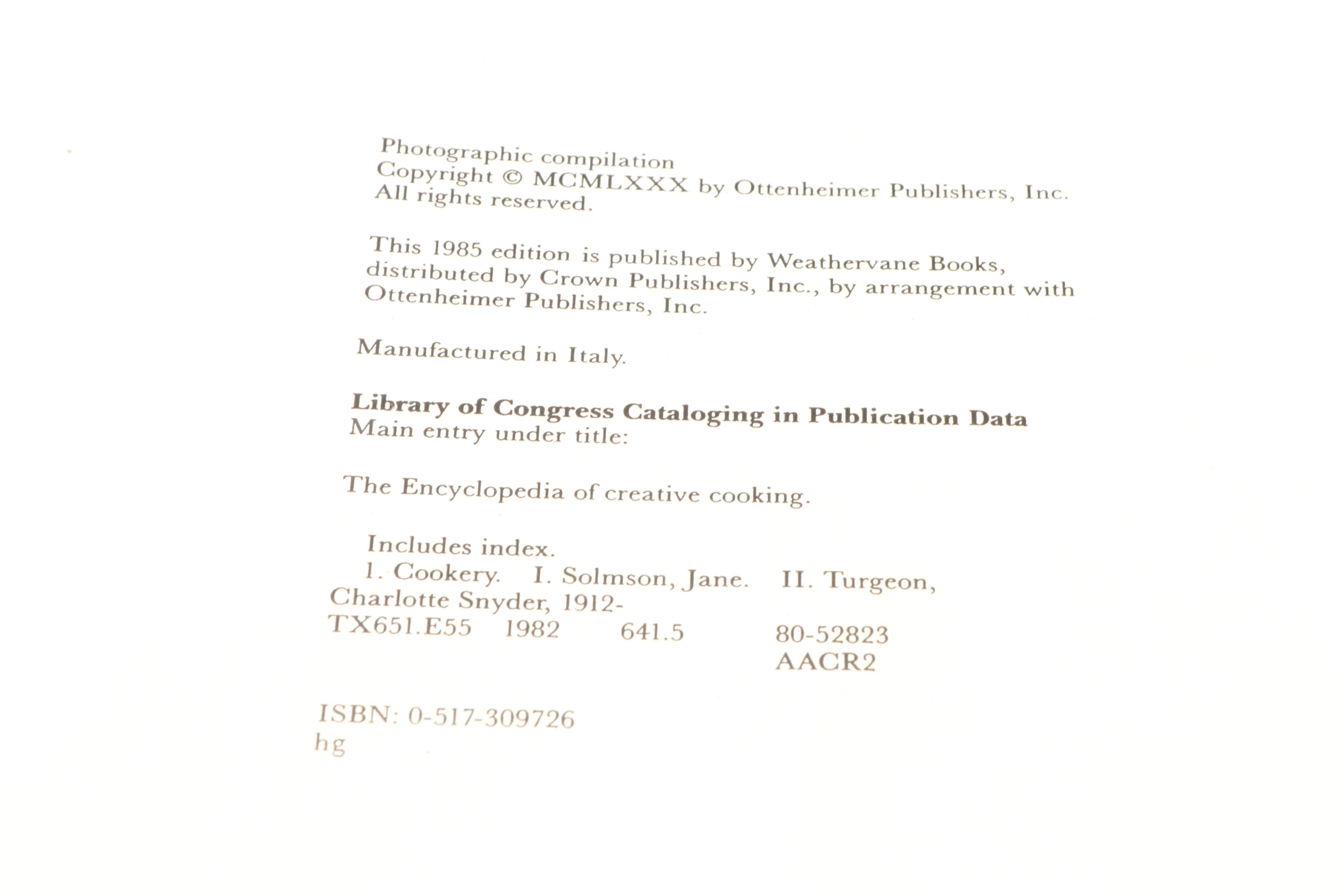 "The Herb Farm Cookbook," "Farmhouse Cookbook" and More Cookbooks