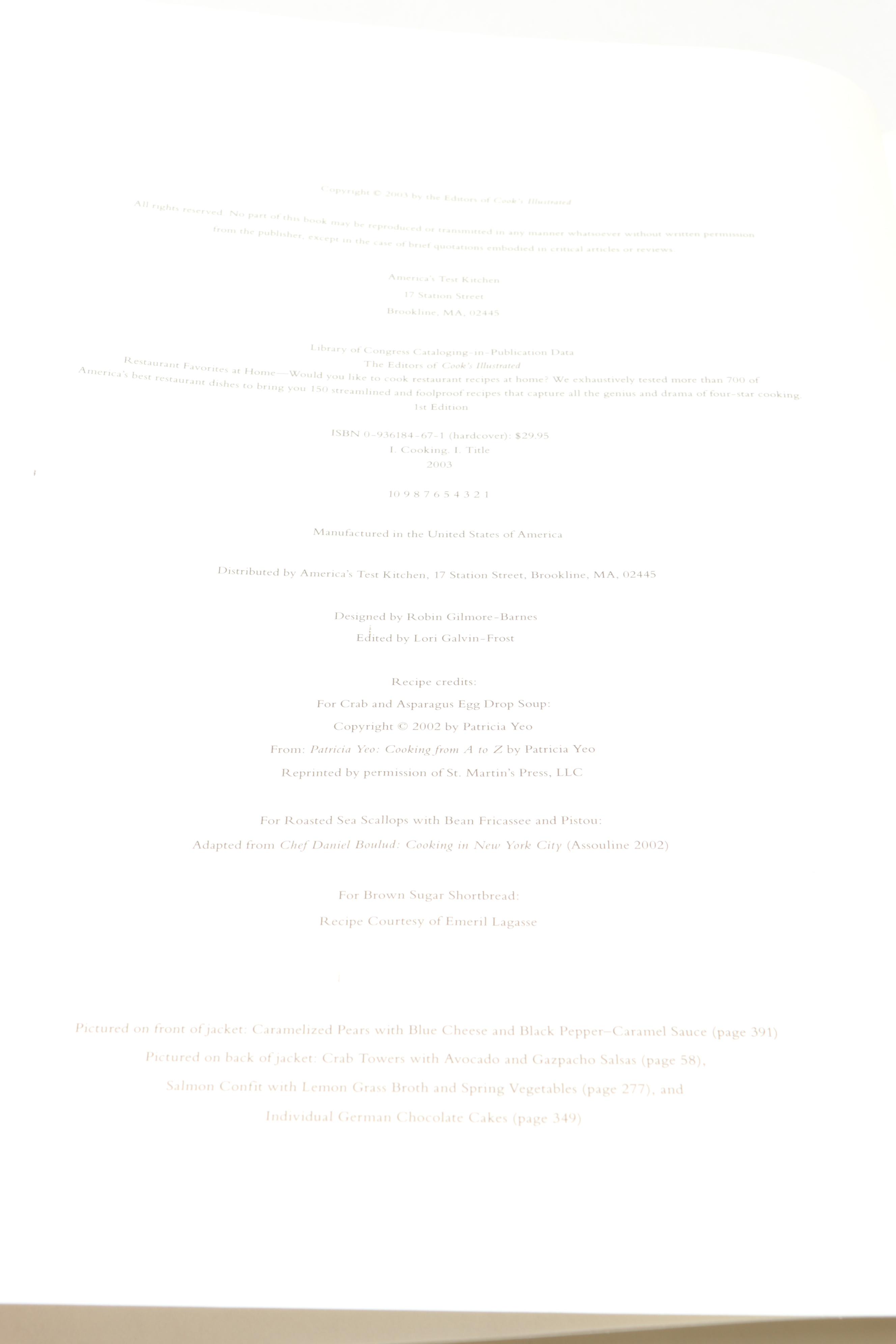 "The Herb Farm Cookbook," "Farmhouse Cookbook" and More Cookbooks