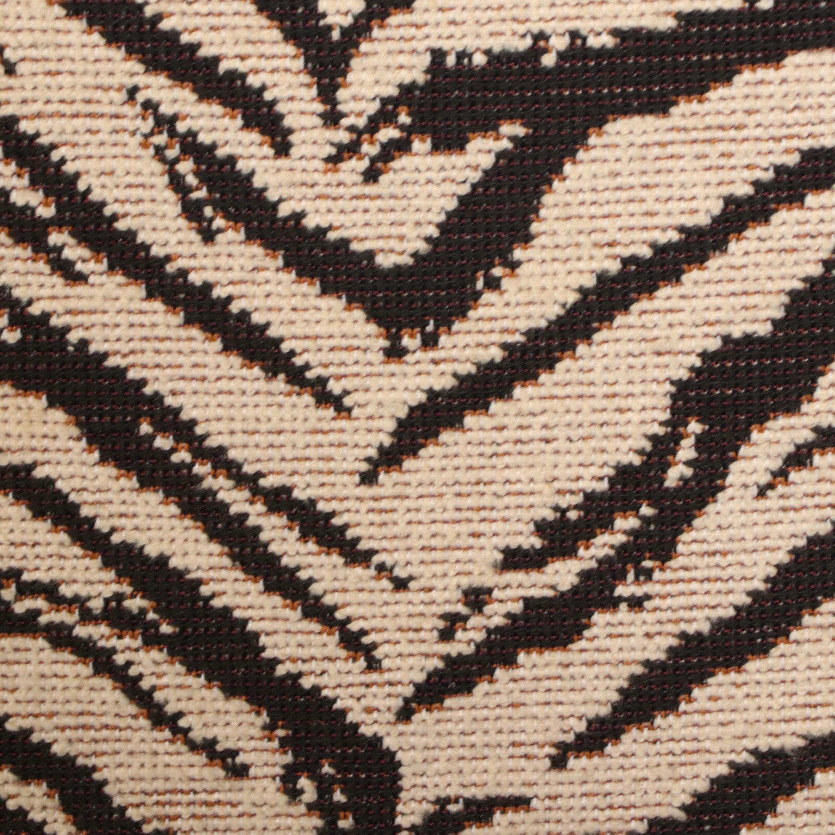 Empire Style Zebra Print Upholstered and Painted Wood Armchair