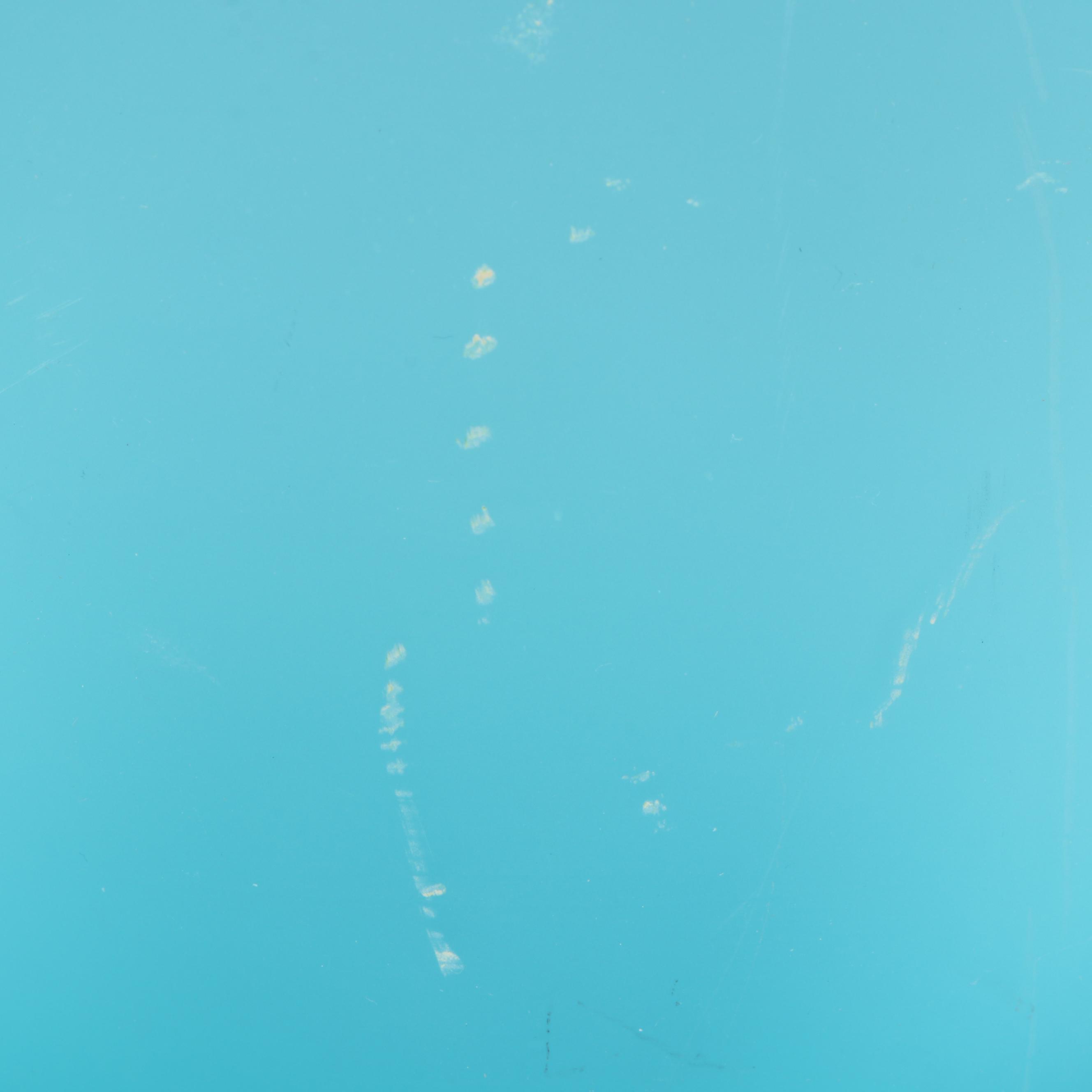 Fenton Gallery Originals for Cincinnati Art Museum Floral Blue Glass Vase