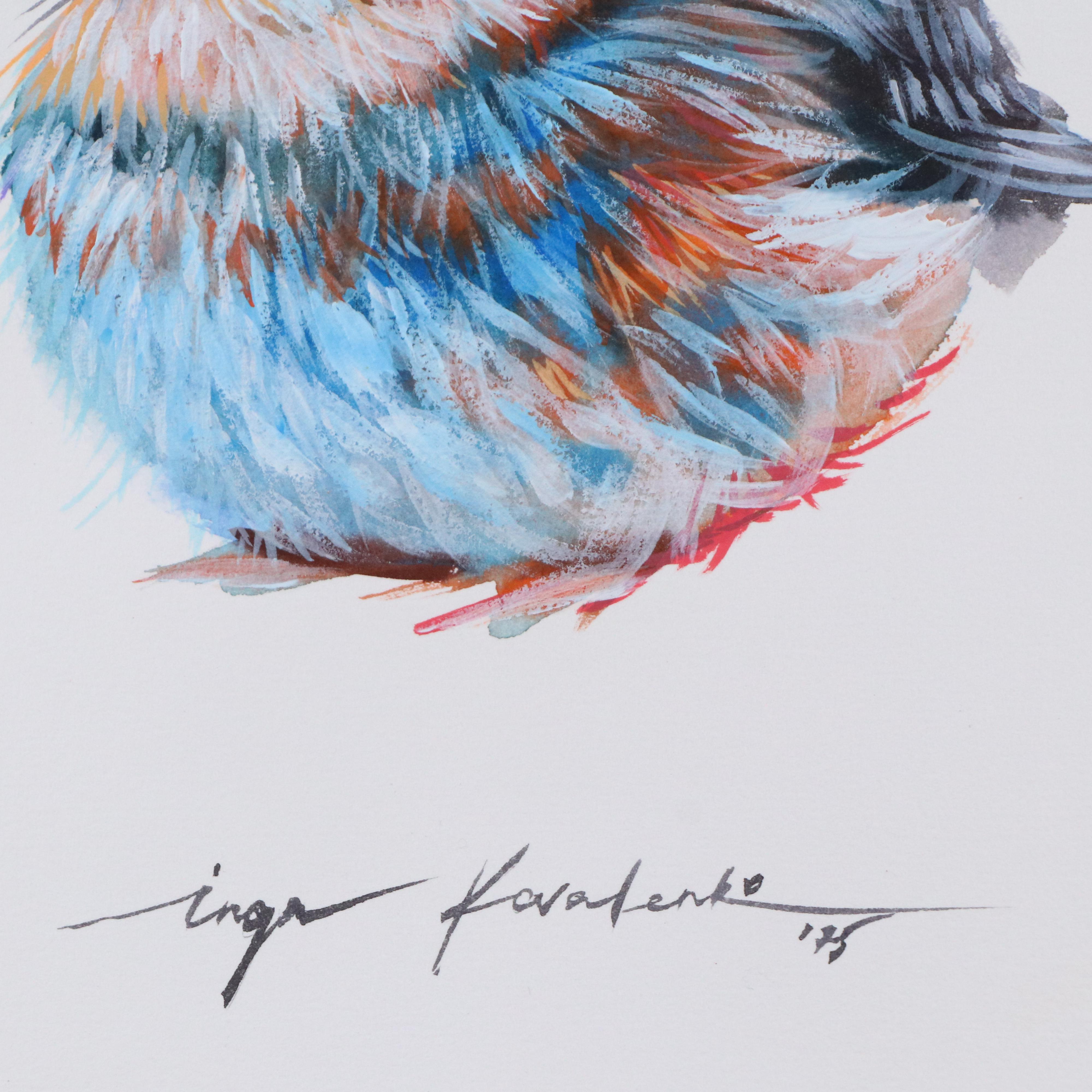 Inga Kovalenko Watercolor Painting of Bird, 2025