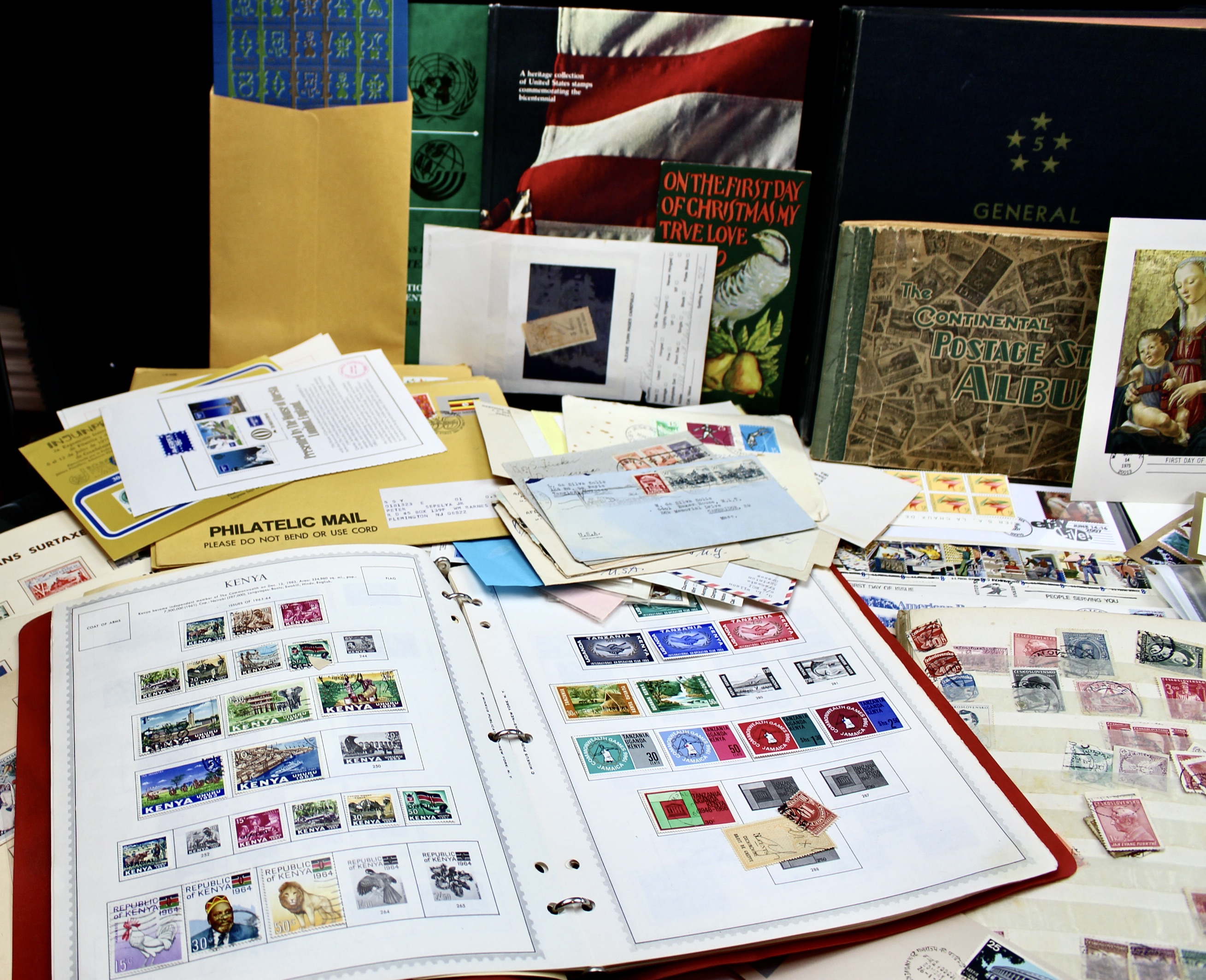 Twenty-One Pounds of U.S. and Foreign Postage Stamp Collections