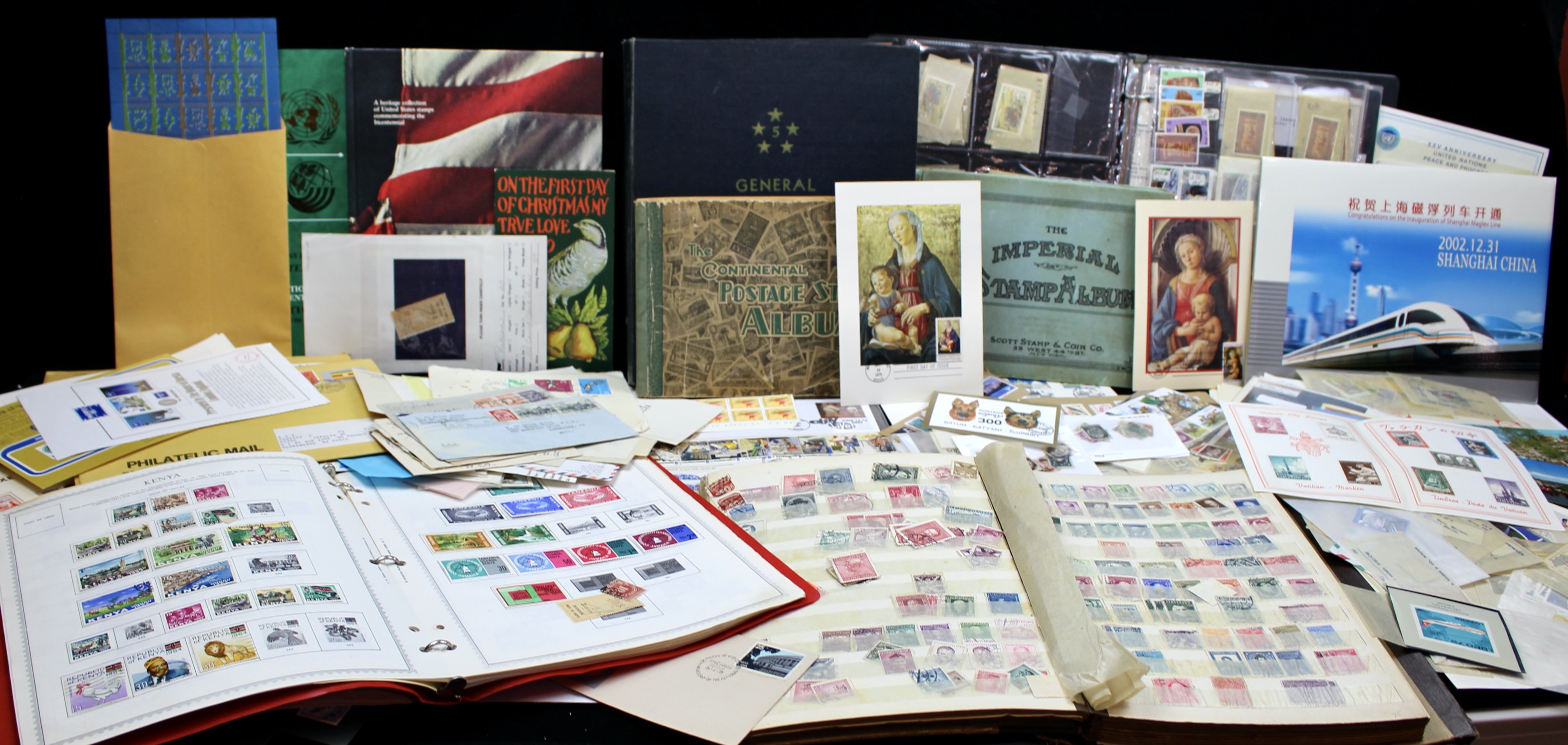 Twenty-One Pounds of U.S. and Foreign Postage Stamp Collections