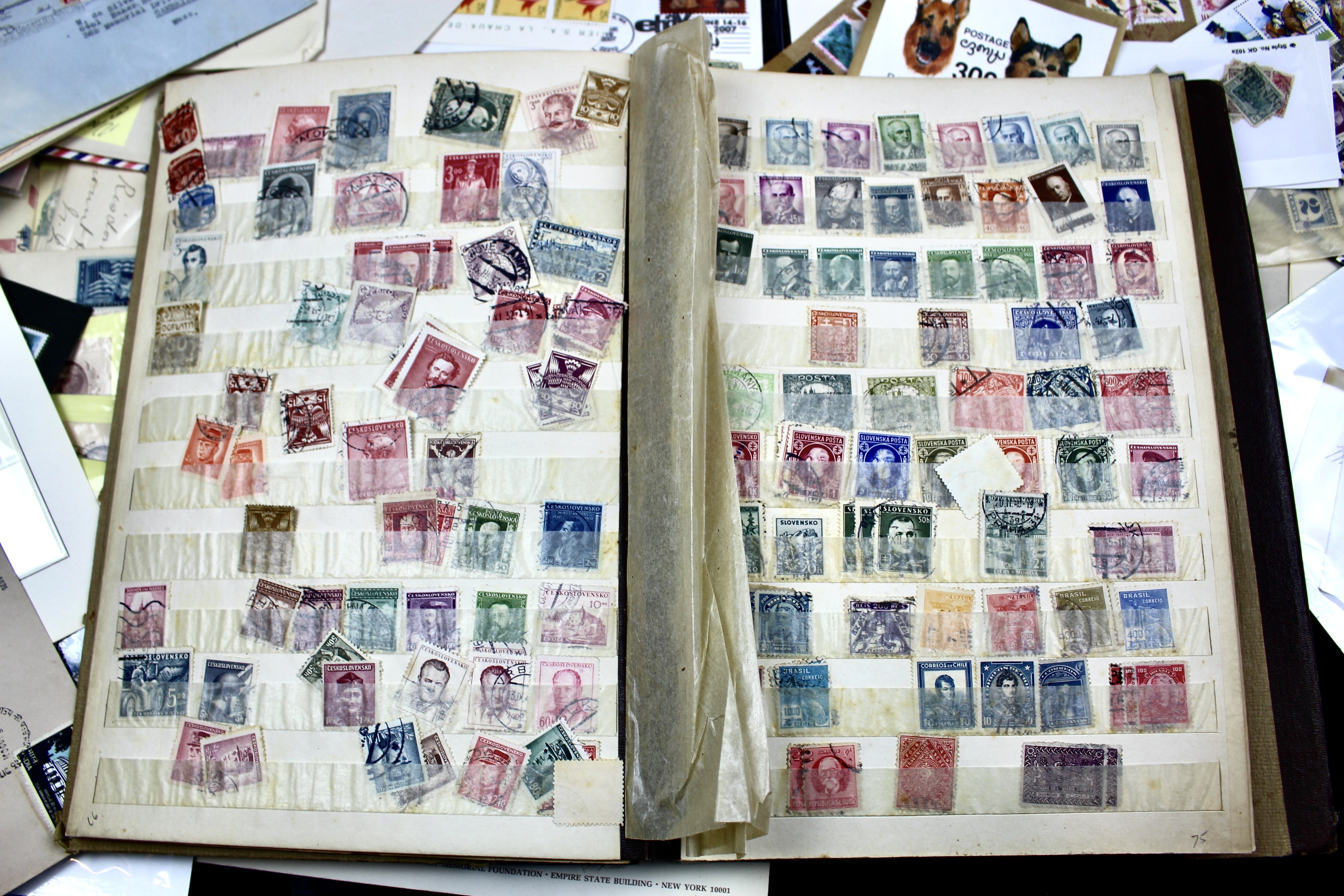 Twenty-One Pounds of U.S. and Foreign Postage Stamp Collections