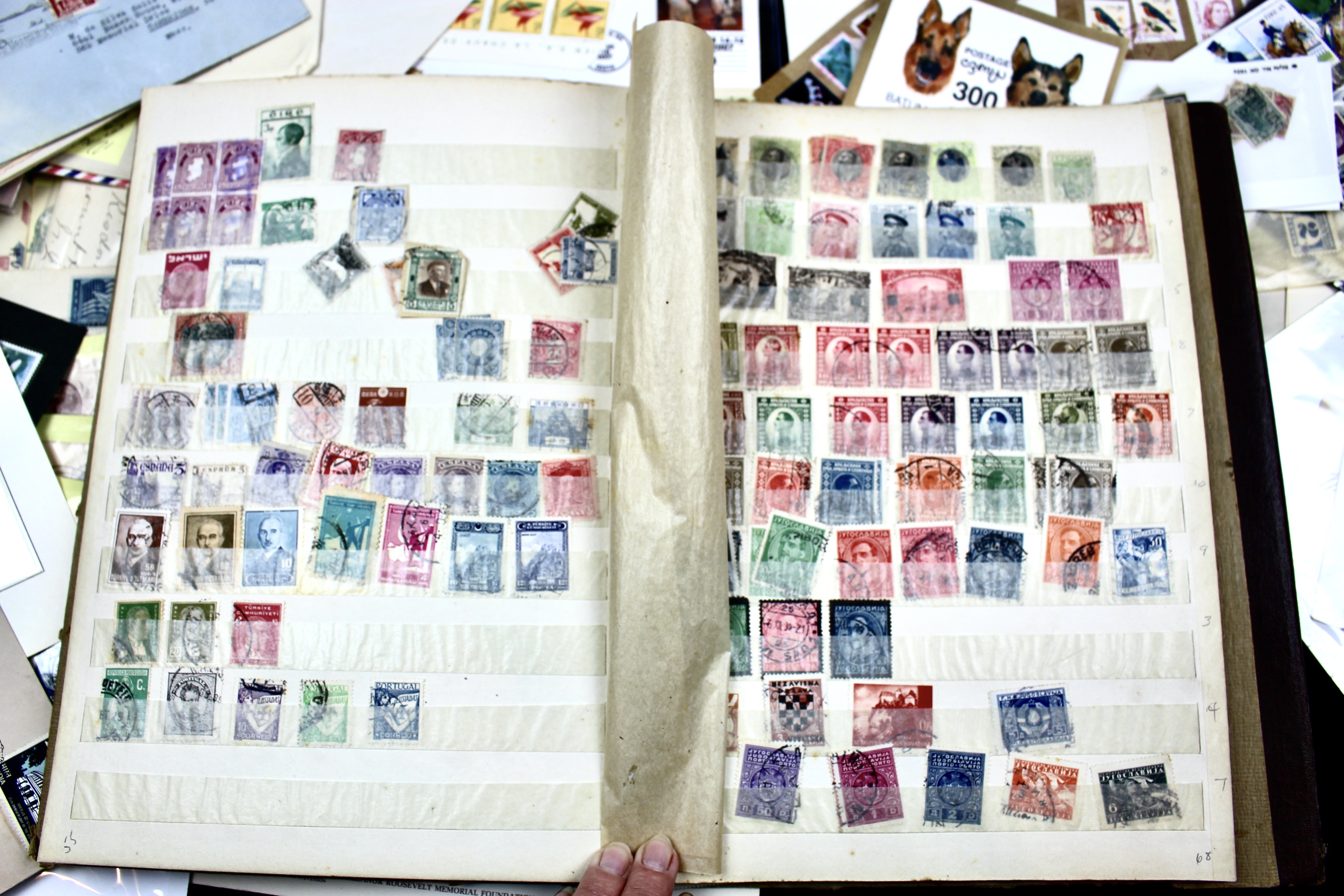 Twenty-One Pounds of U.S. and Foreign Postage Stamp Collections