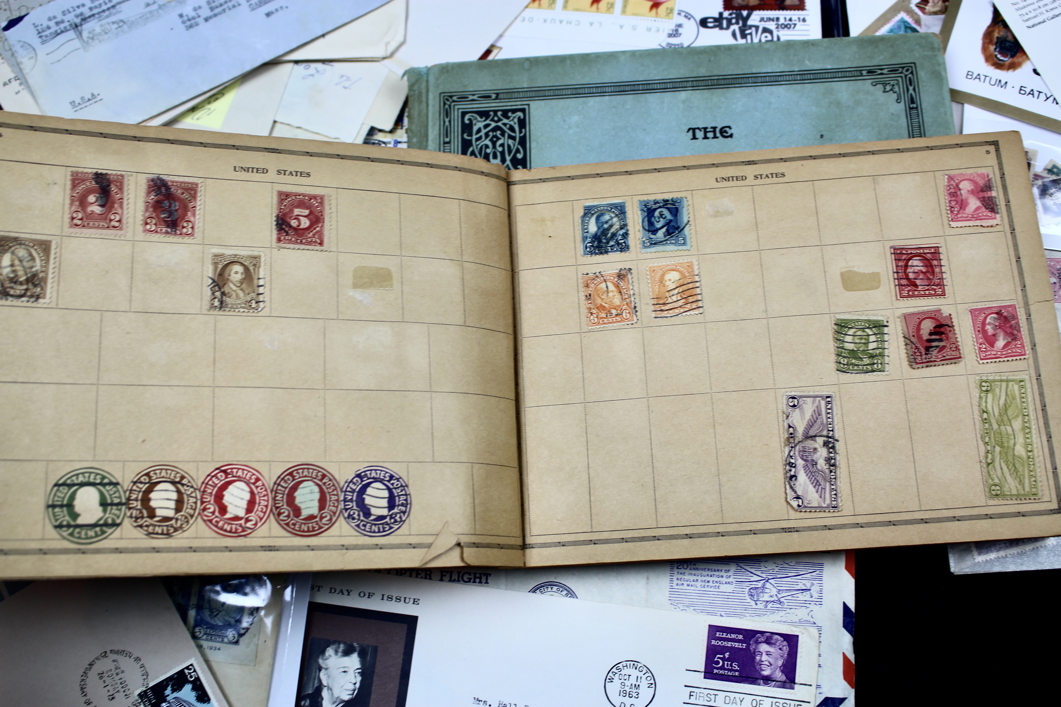 Twenty-One Pounds of U.S. and Foreign Postage Stamp Collections