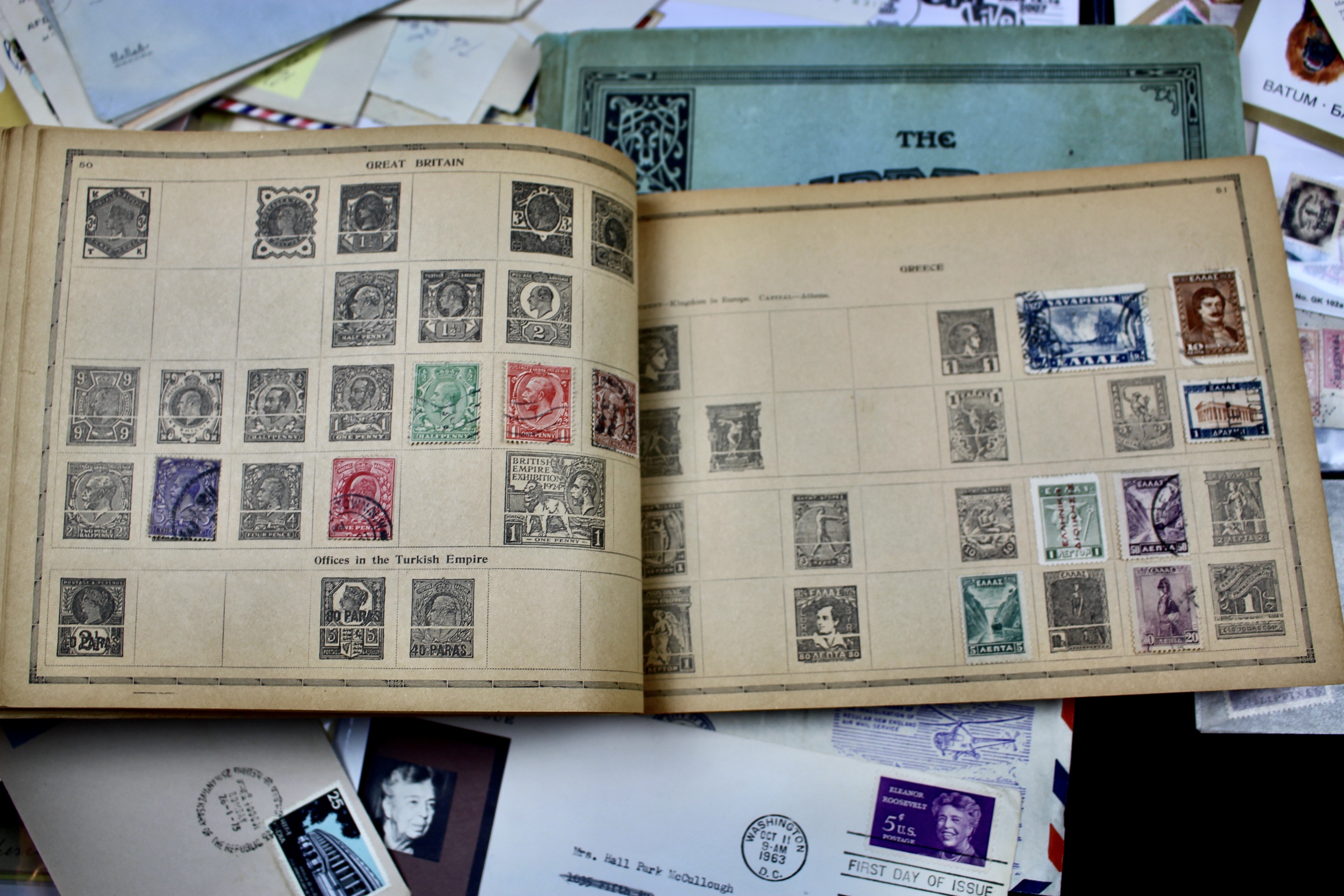 Twenty-One Pounds of U.S. and Foreign Postage Stamp Collections