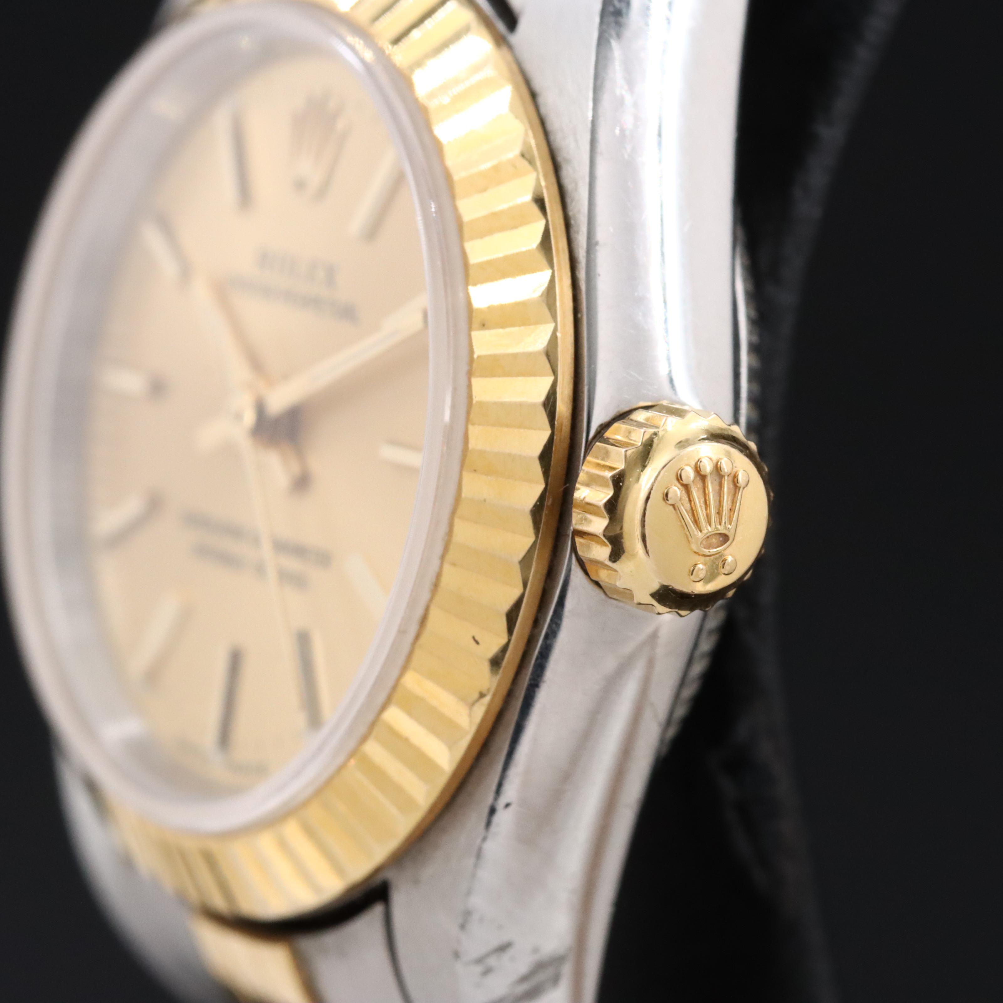 2004 Rolex Oyster Perpetual 18K & Steel Watch