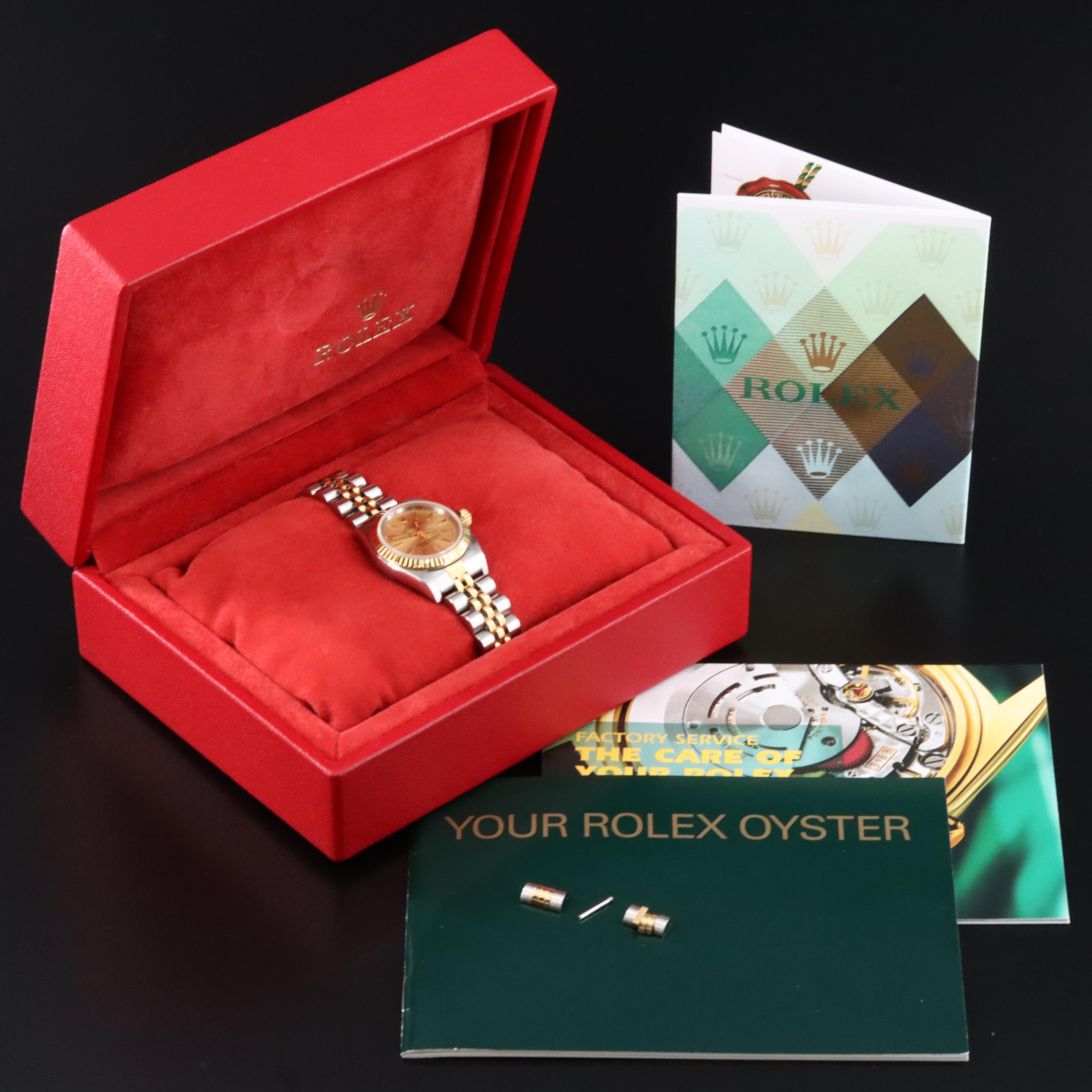 2004 Rolex Oyster Perpetual 18K & Steel Watch