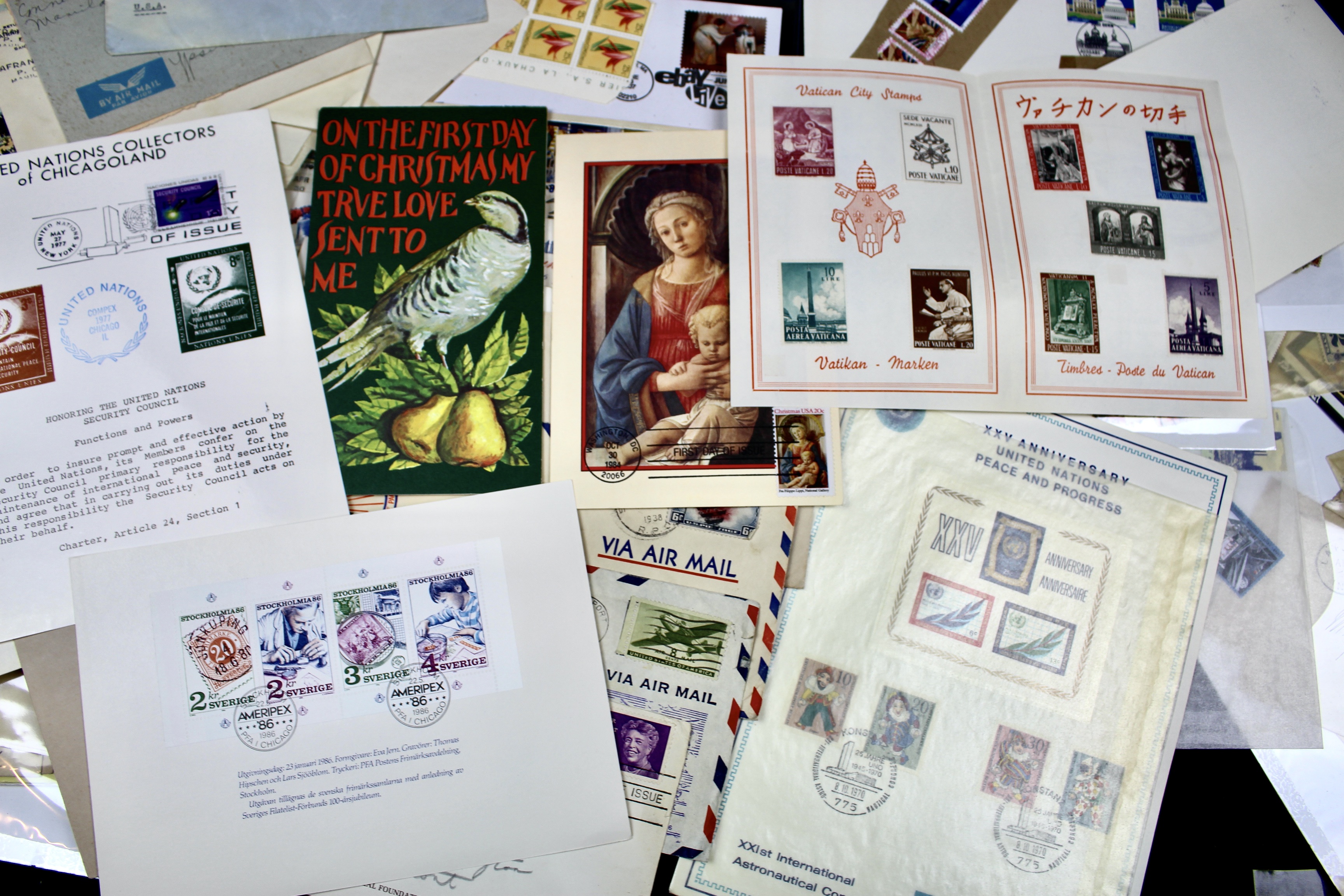 Twenty-One Pounds of U.S. and Foreign Postage Stamp Collections