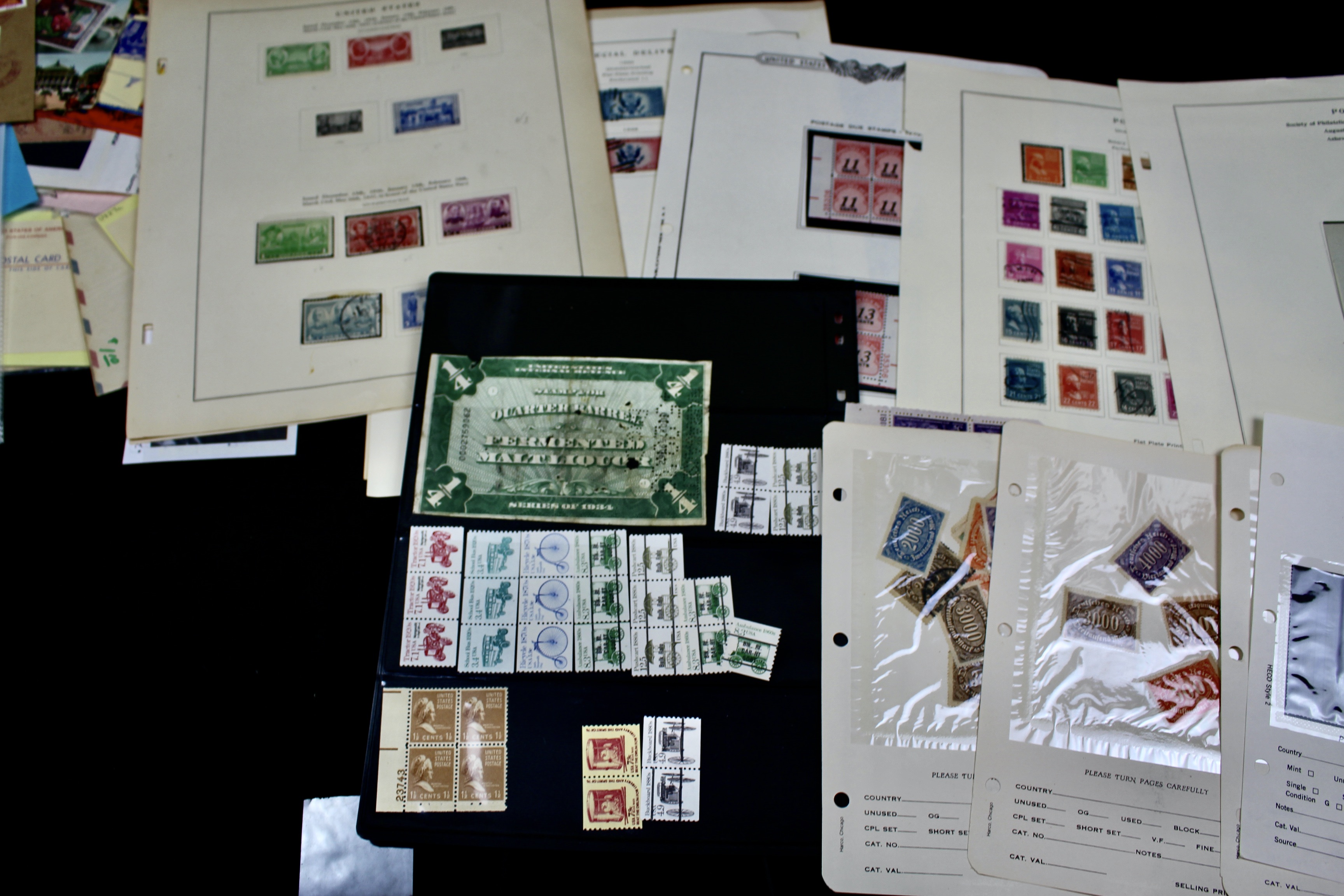Twenty-One Pounds of U.S. and Foreign Postage Stamp Collections