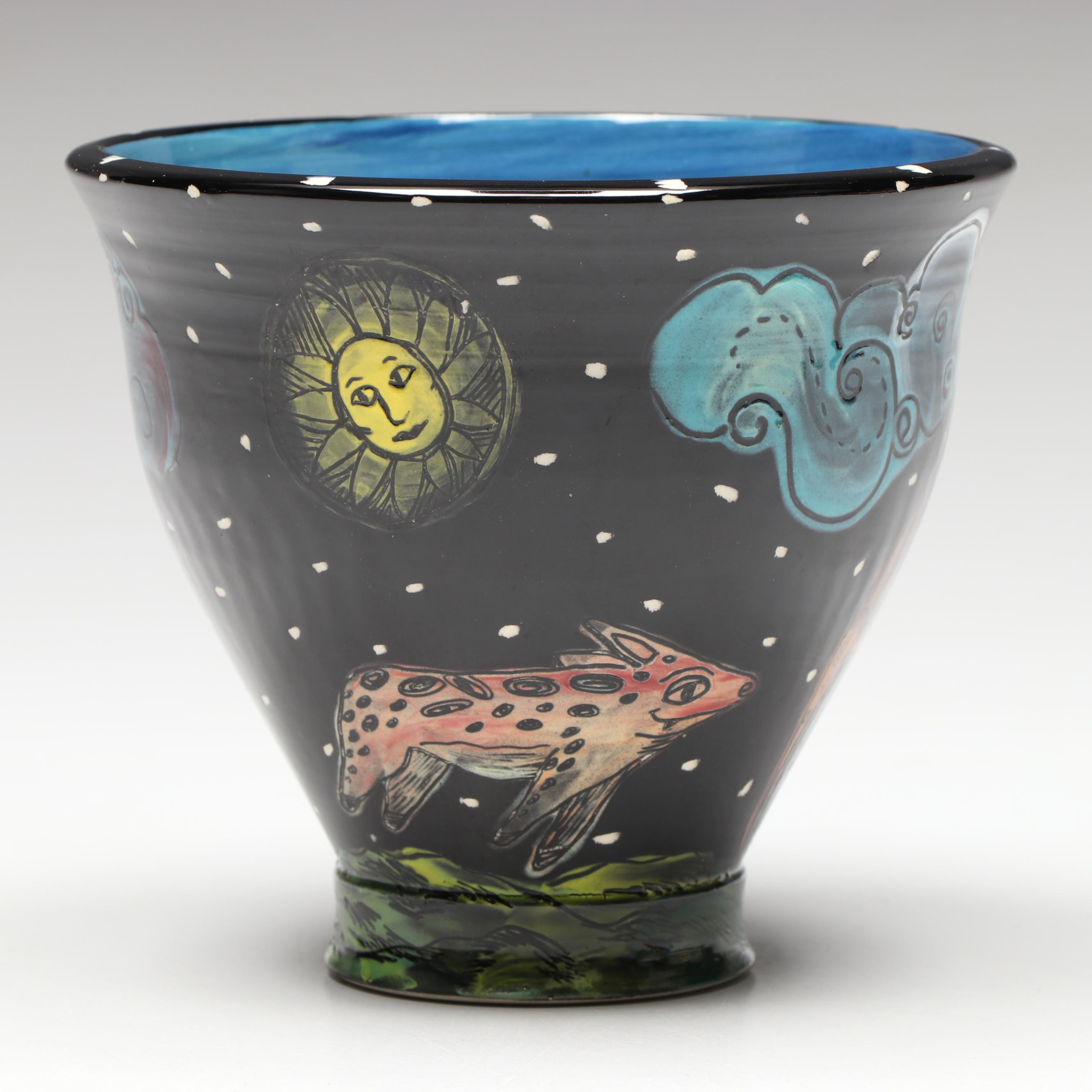 Signed Art Pottery Bowl