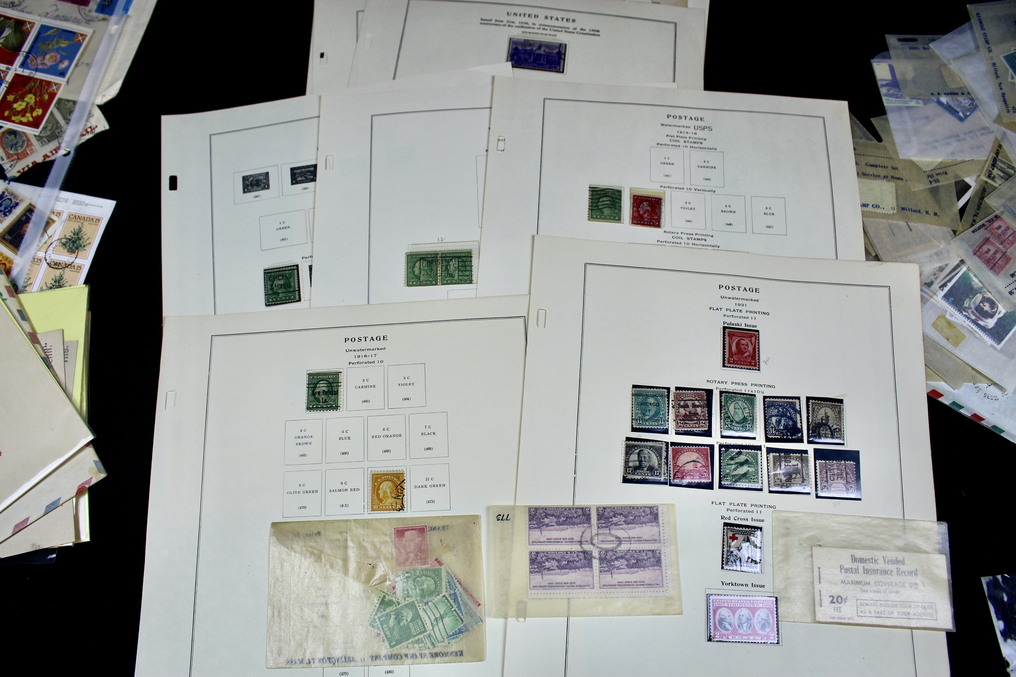 Twenty-One Pounds of U.S. and Foreign Postage Stamp Collections