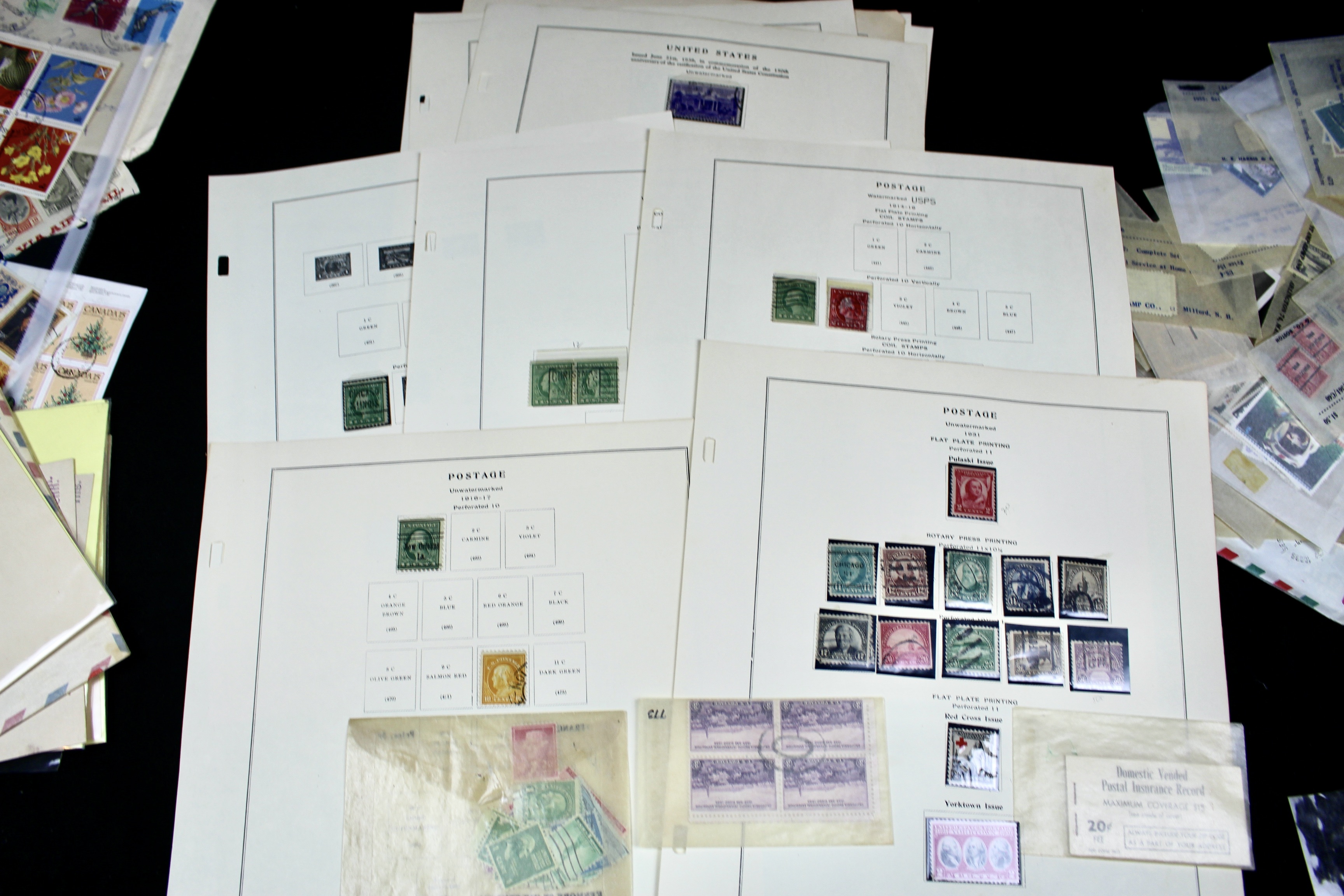 Twenty-One Pounds of U.S. and Foreign Postage Stamp Collections