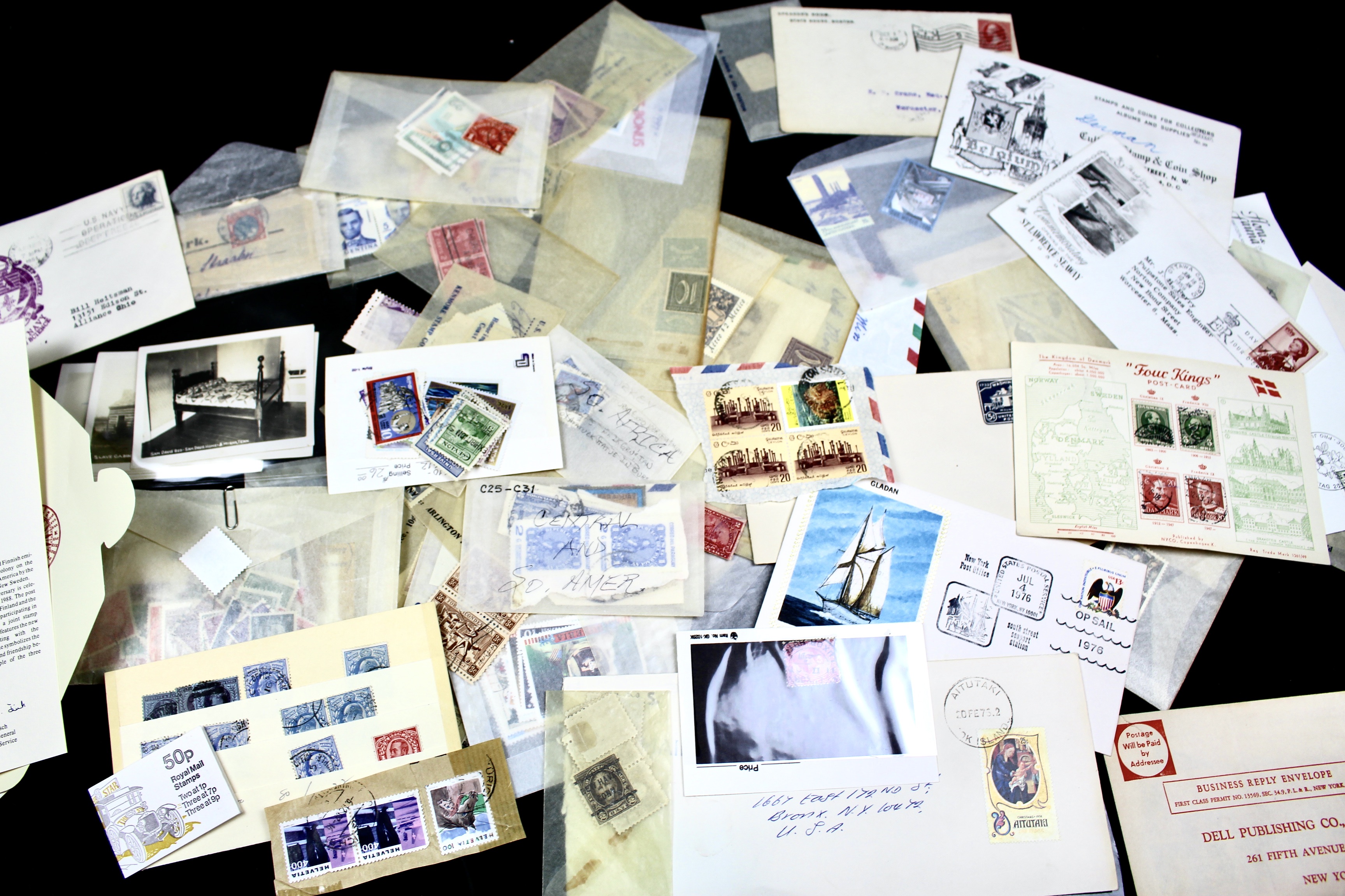 Twenty-One Pounds of U.S. and Foreign Postage Stamp Collections