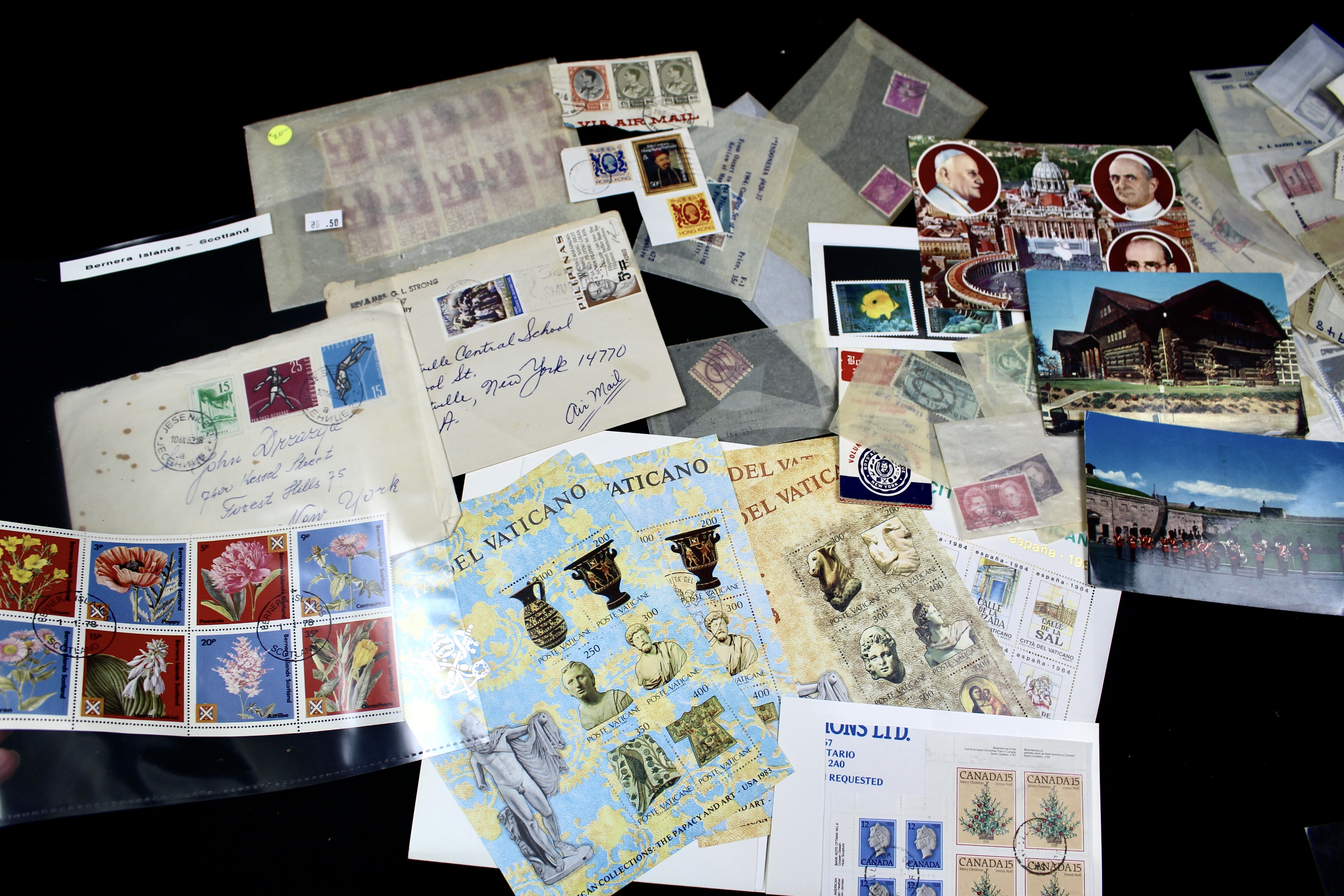 Twenty-One Pounds of U.S. and Foreign Postage Stamp Collections
