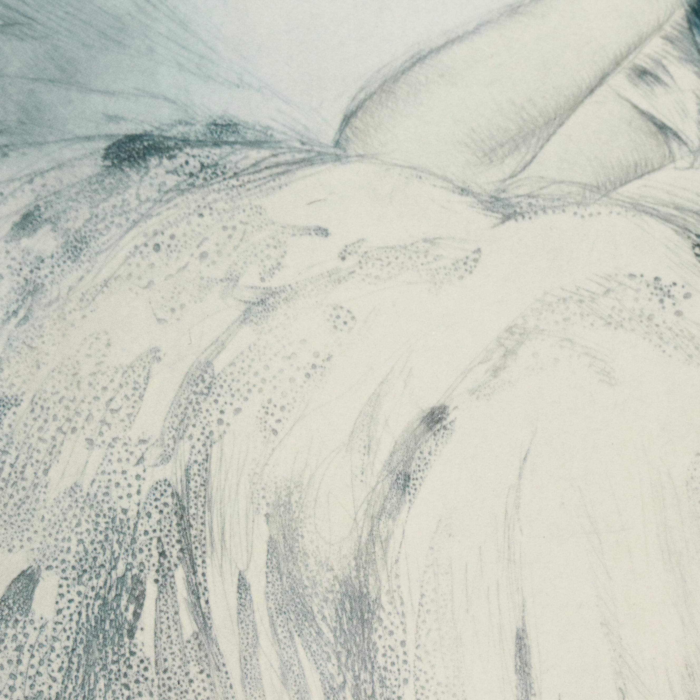 After Louis Icart Halftone "Les Hortensias"