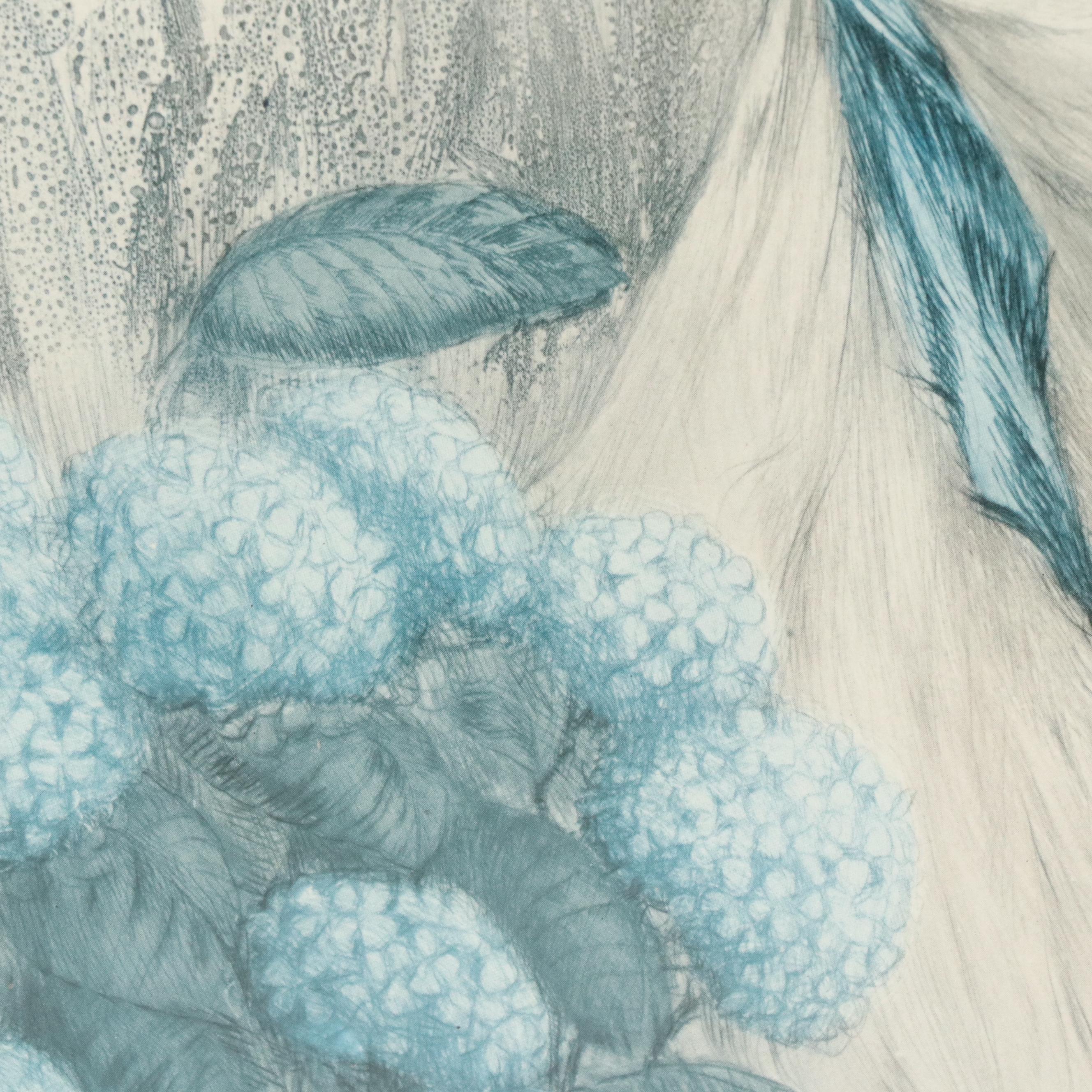 After Louis Icart Halftone "Les Hortensias"