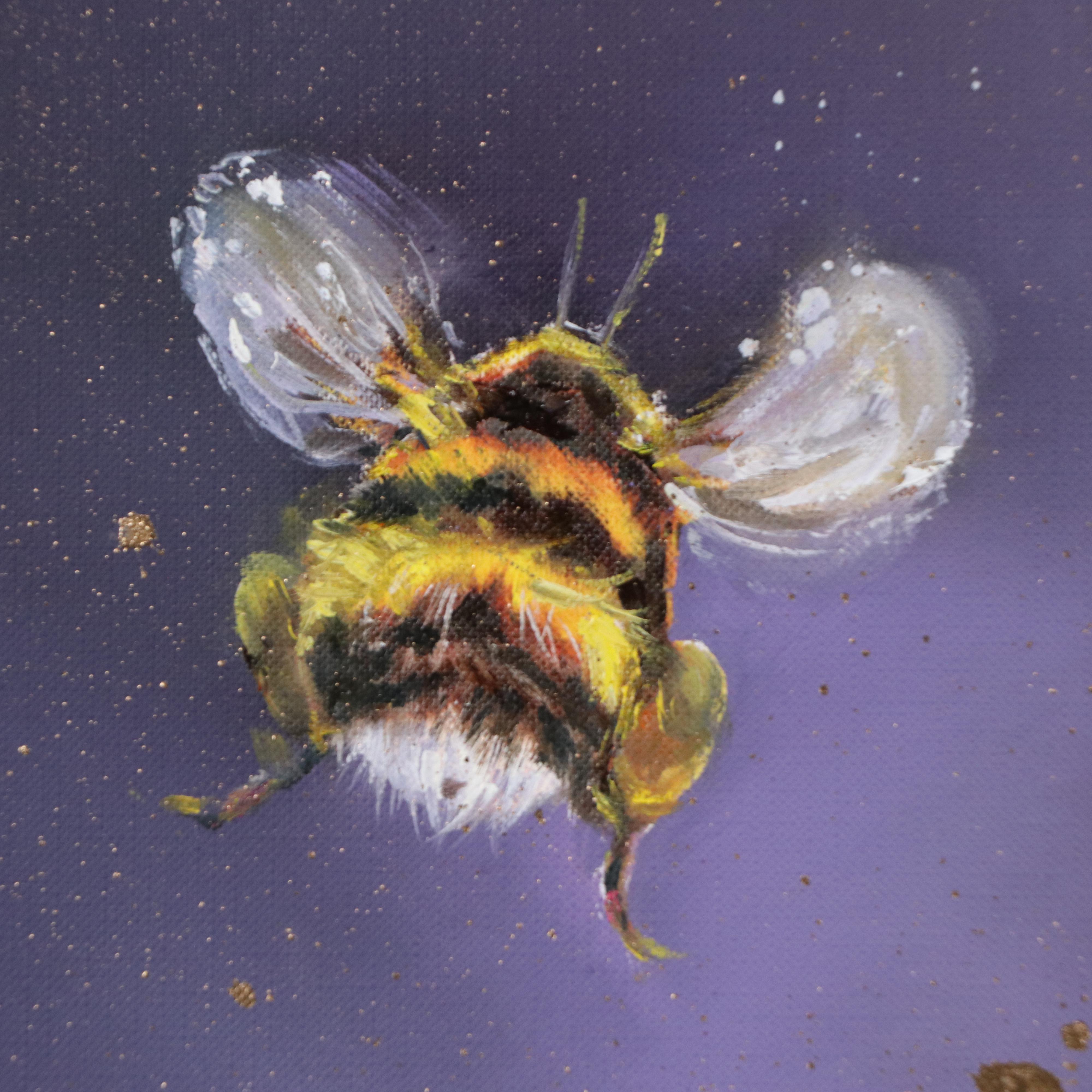 Inga Kovalenko Oil Painting of a Bee, 2025