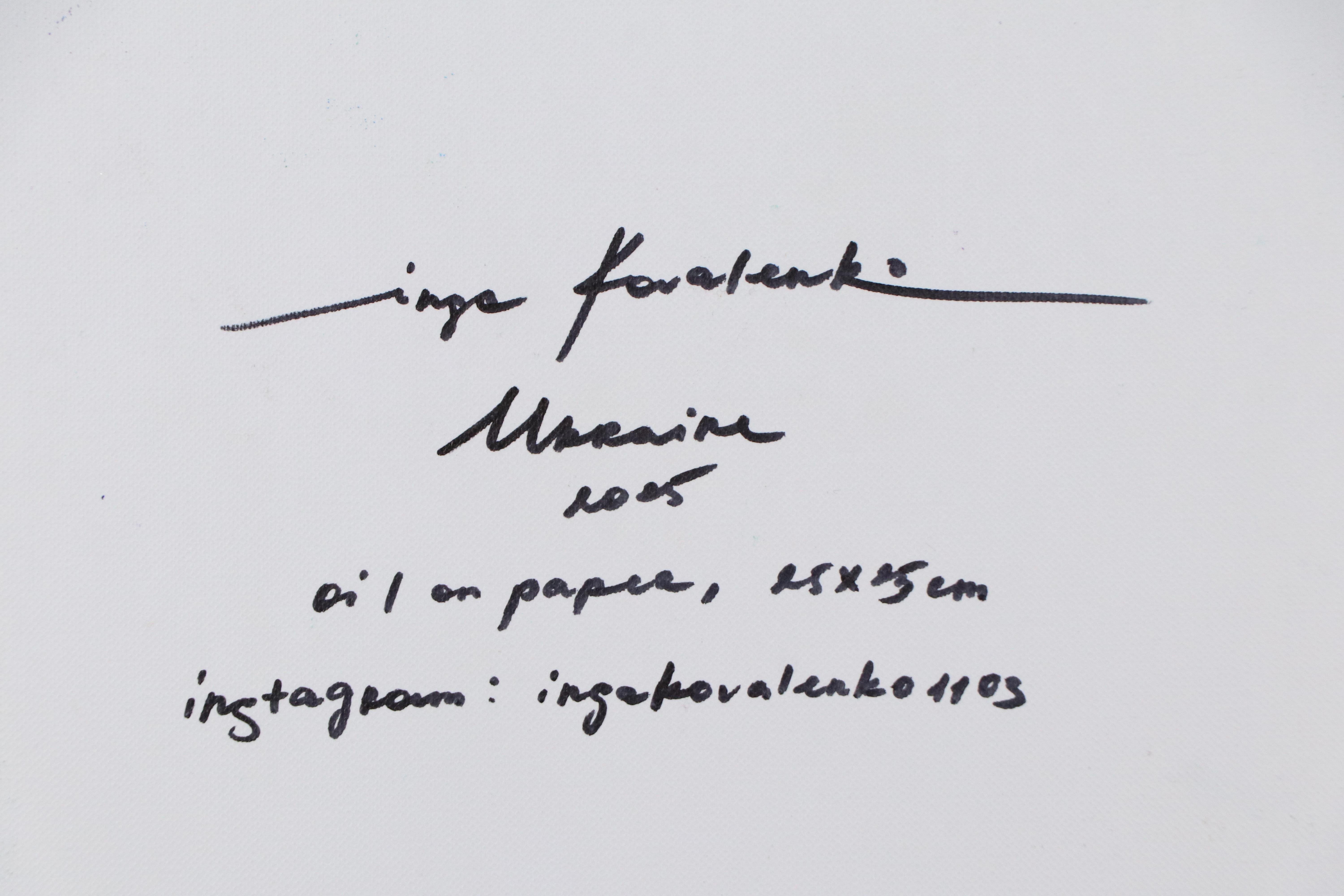 Inga Kovalenko Oil Painting of a Bee, 2025