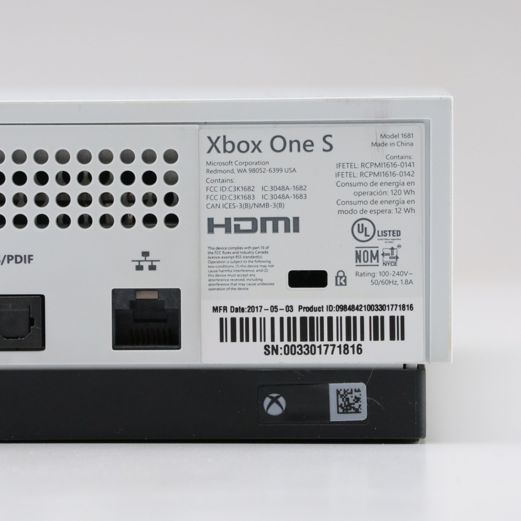 Microsoft XBOX One S Console with Controllers & Game Collection