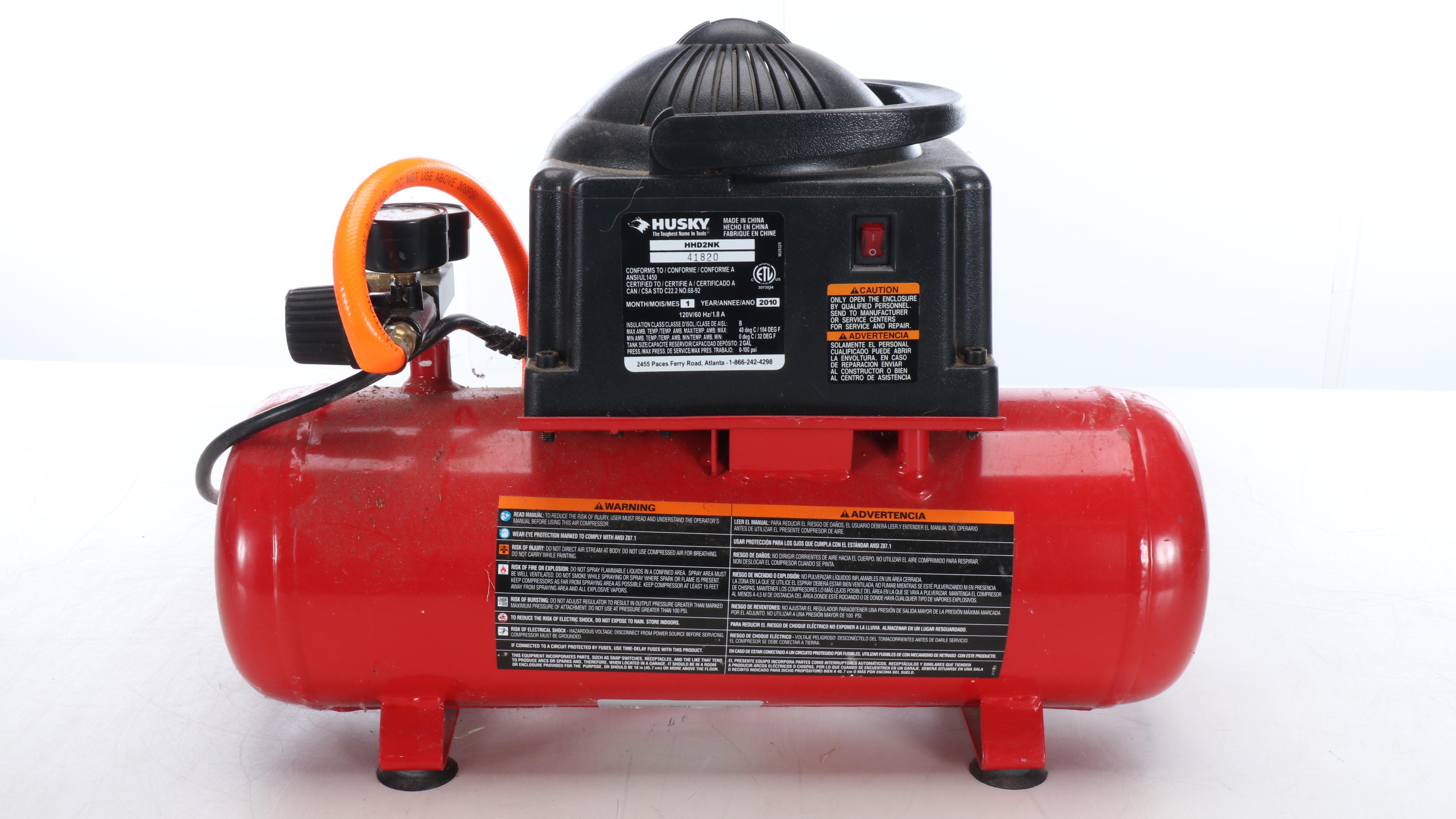 Husky 2-Gallon Portable Air Compressor