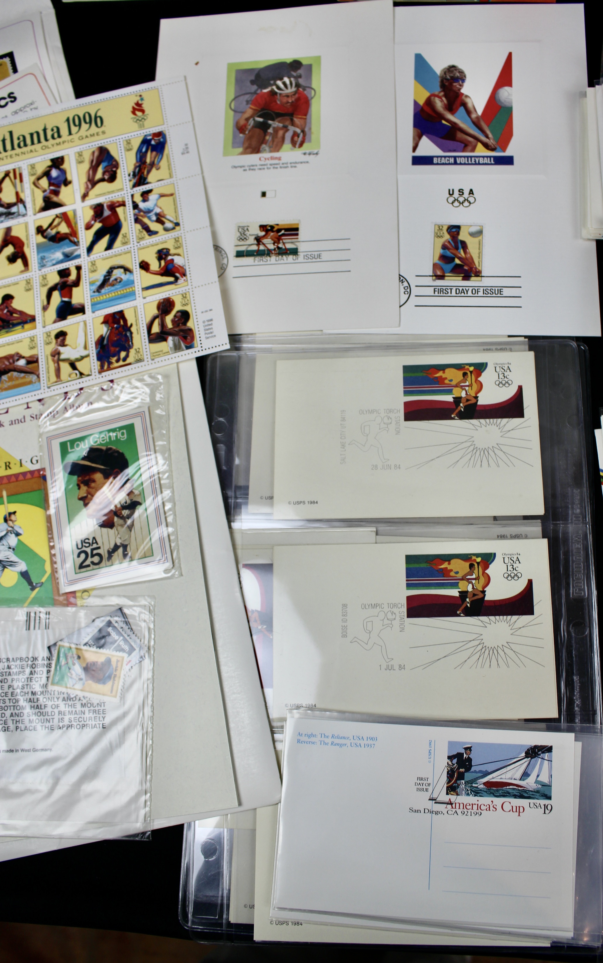 Giant U.S. Sports Postage Stamp and Covers Collection