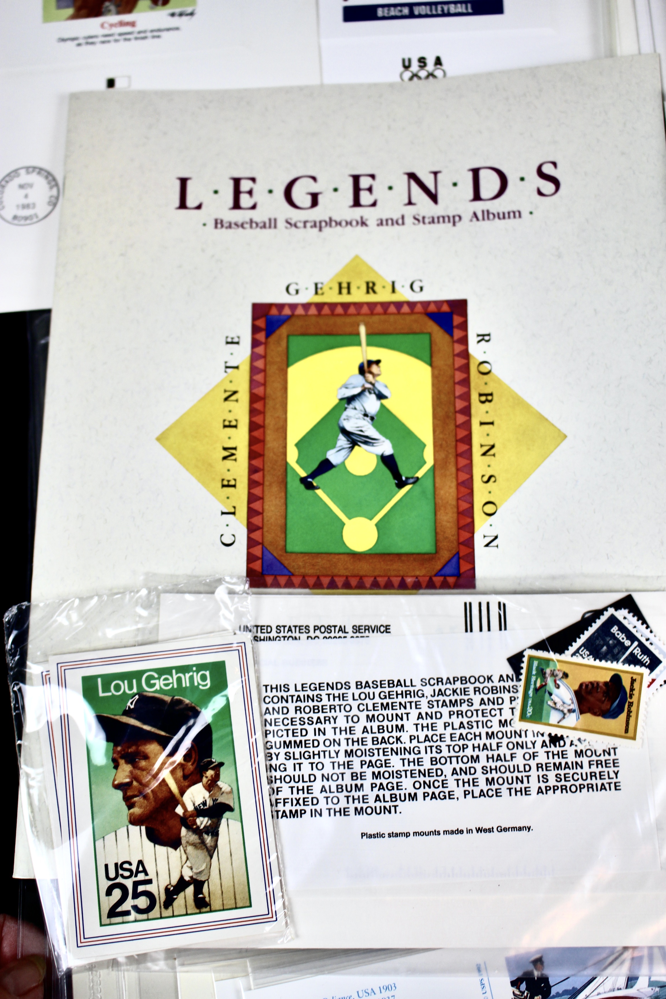 Giant U.S. Sports Postage Stamp and Covers Collection