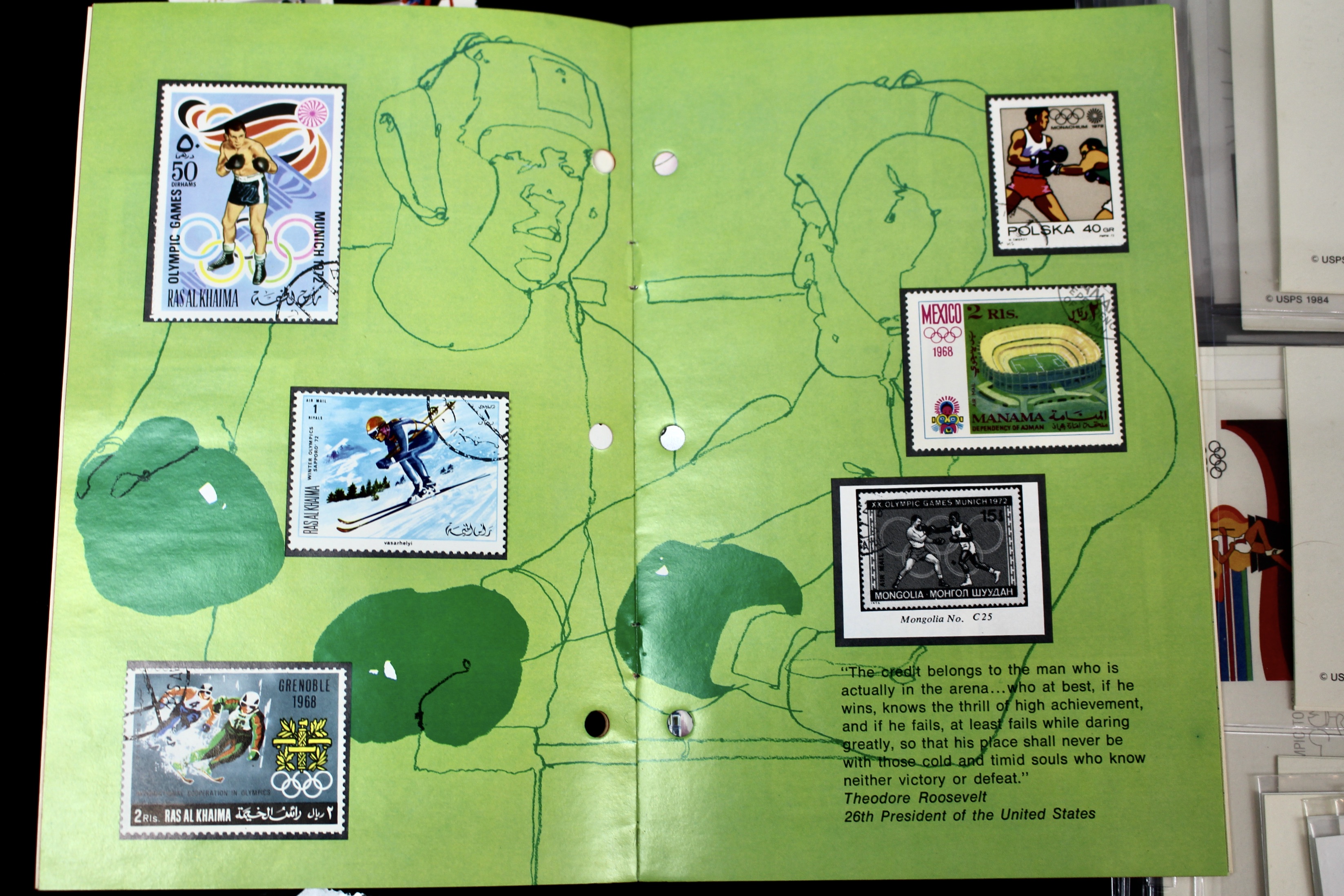 Giant U.S. Sports Postage Stamp and Covers Collection
