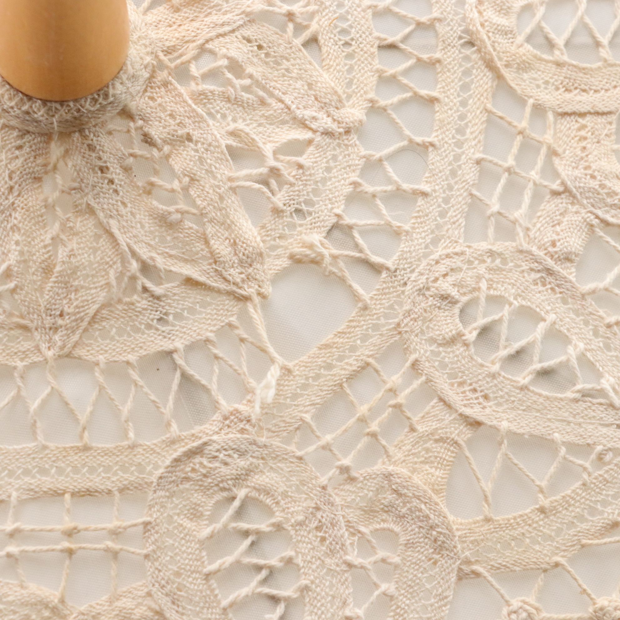 Pair of Embroidered Cotton Parasols