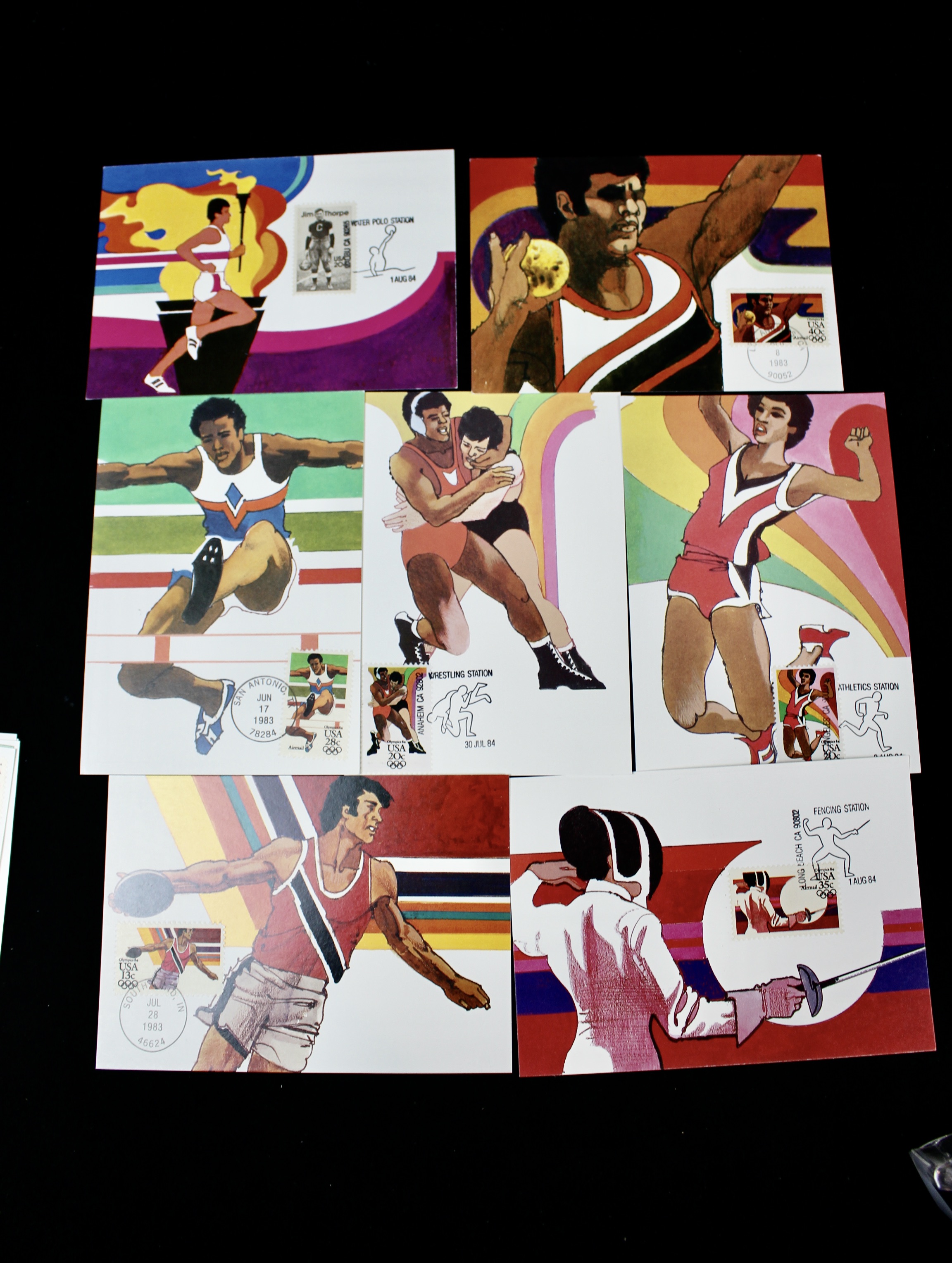 Giant U.S. Sports Postage Stamp and Covers Collection