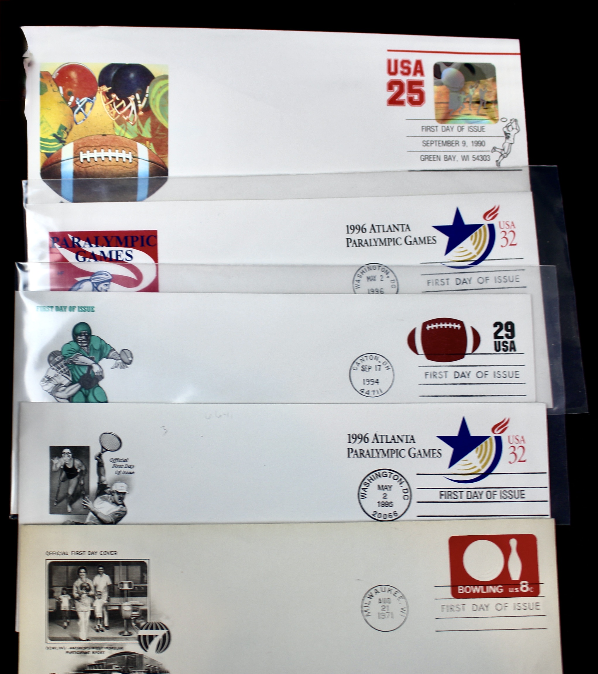 Giant U.S. Sports Postage Stamp and Covers Collection