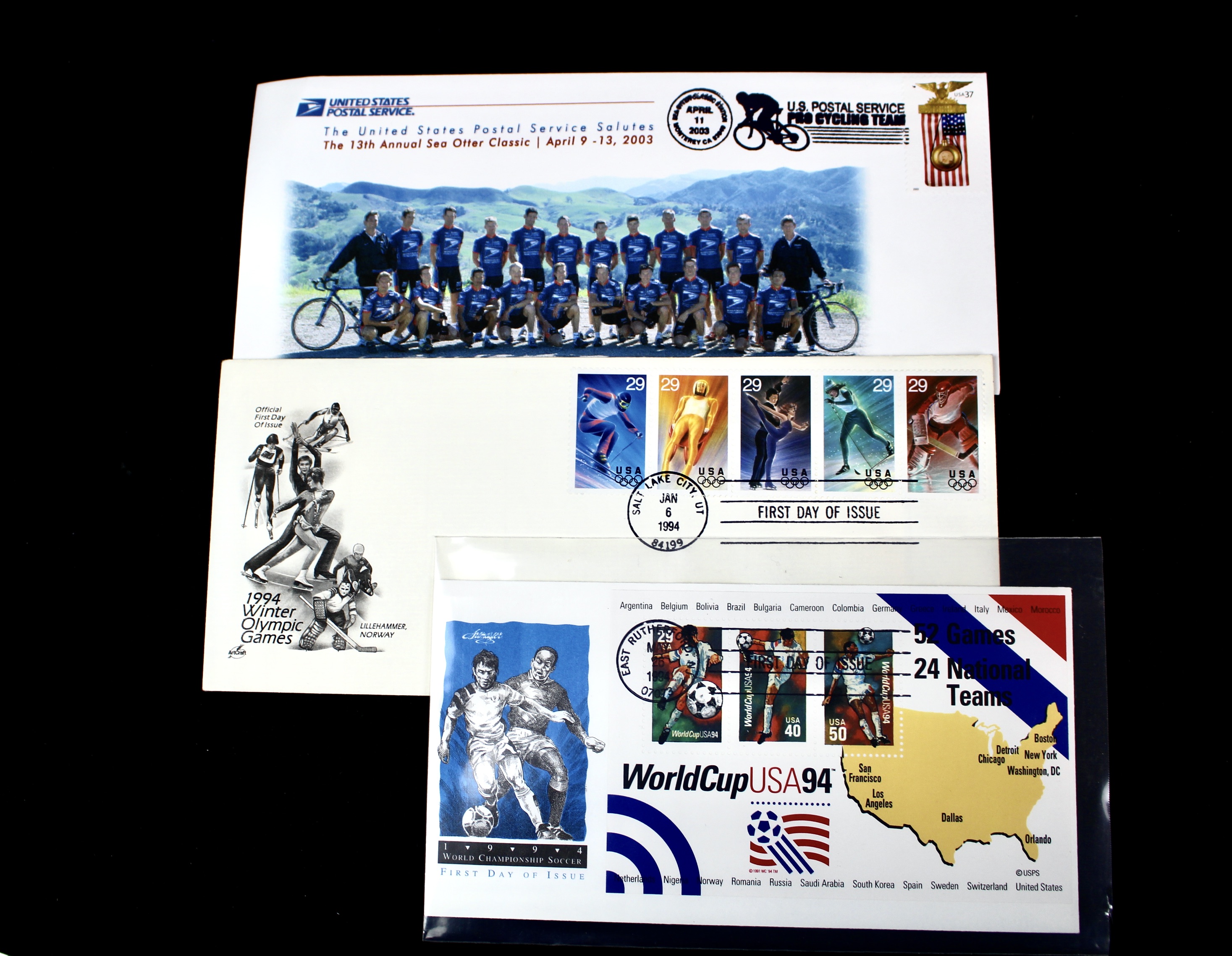 Giant U.S. Sports Postage Stamp and Covers Collection
