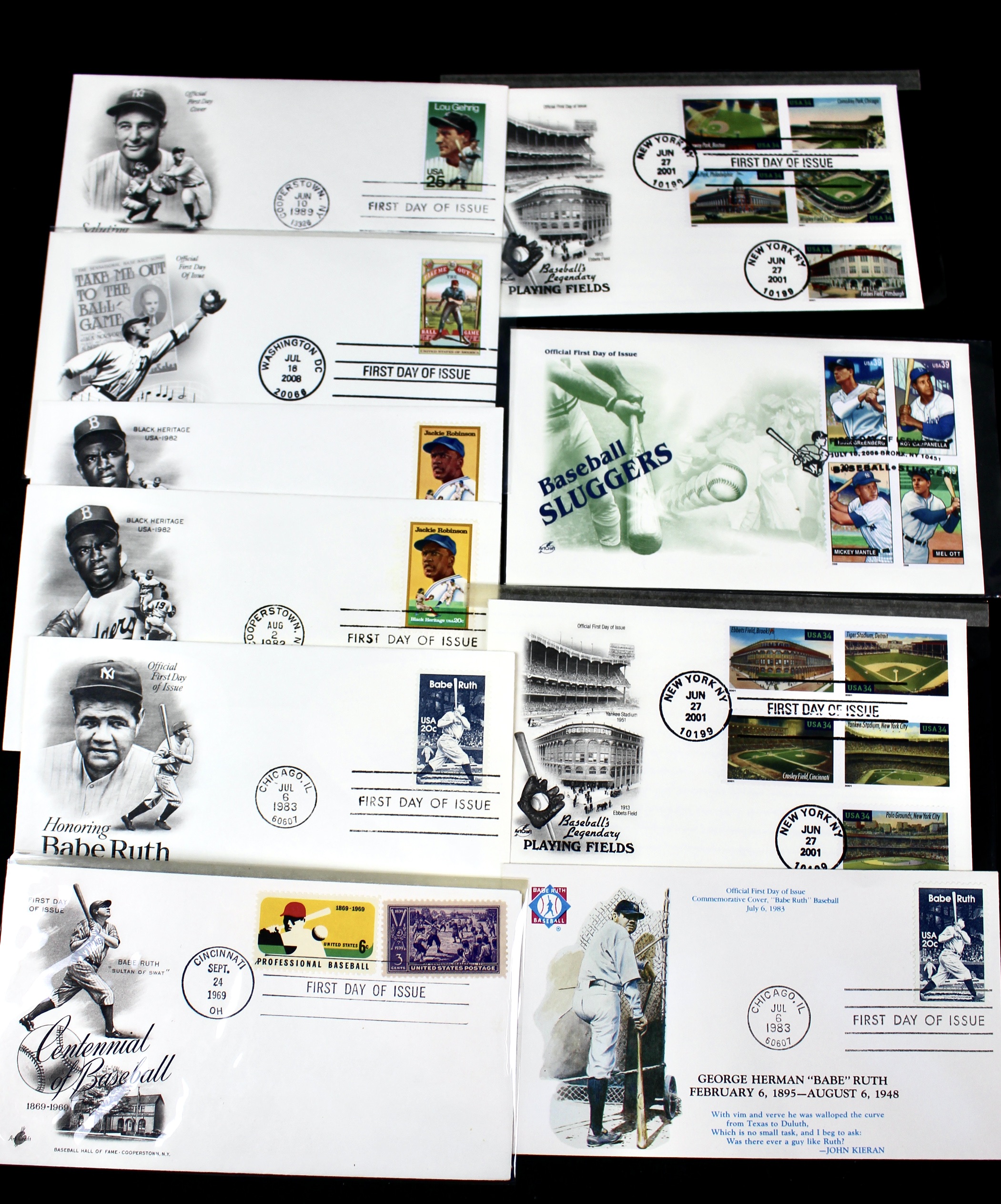Giant U.S. Sports Postage Stamp and Covers Collection