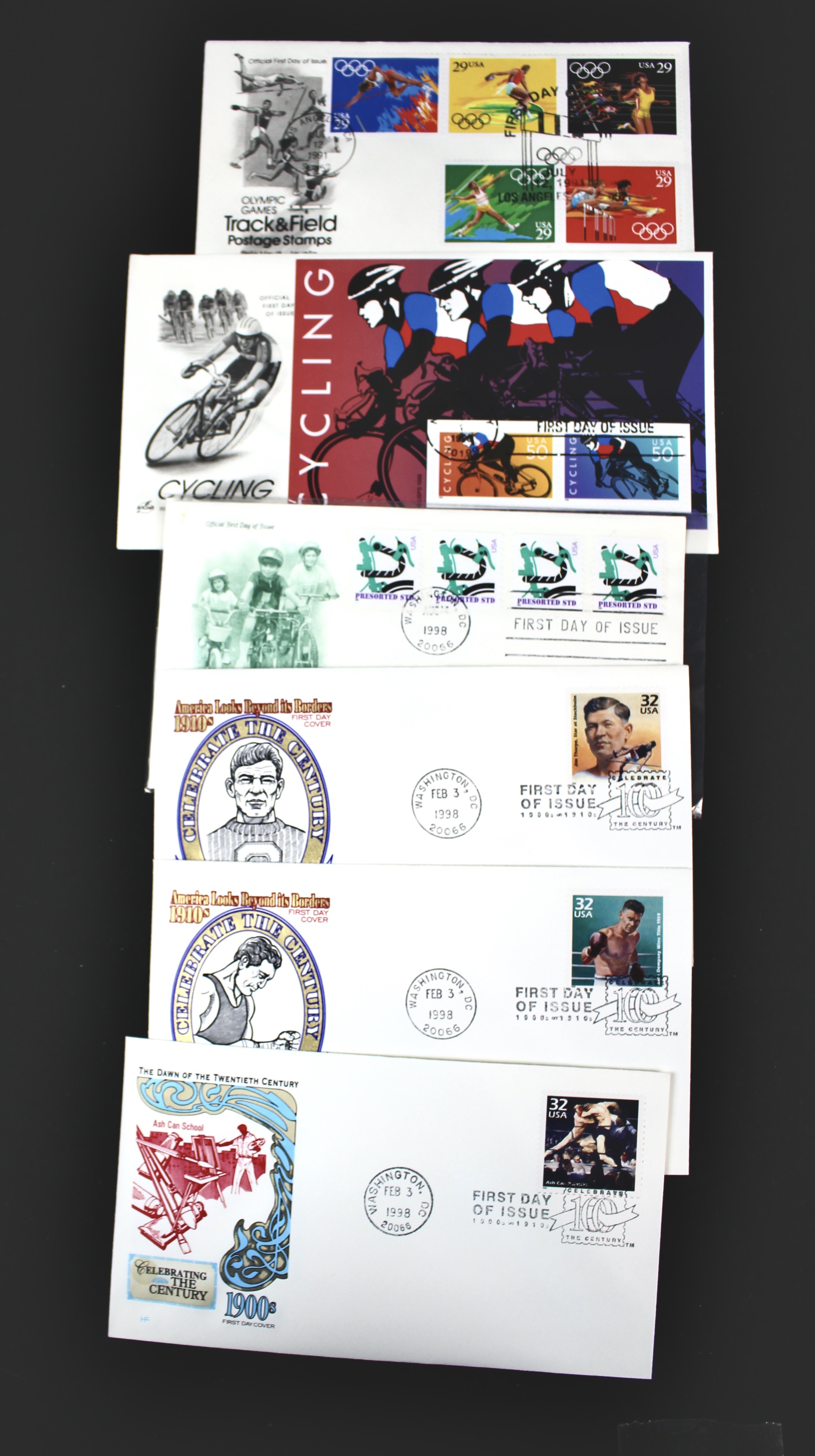 Giant U.S. Sports Postage Stamp and Covers Collection