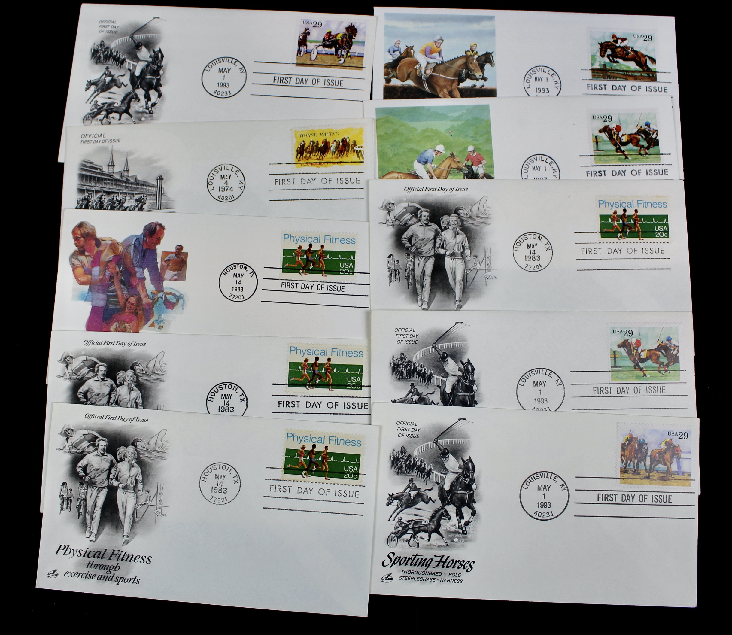 Giant U.S. Sports Postage Stamp and Covers Collection