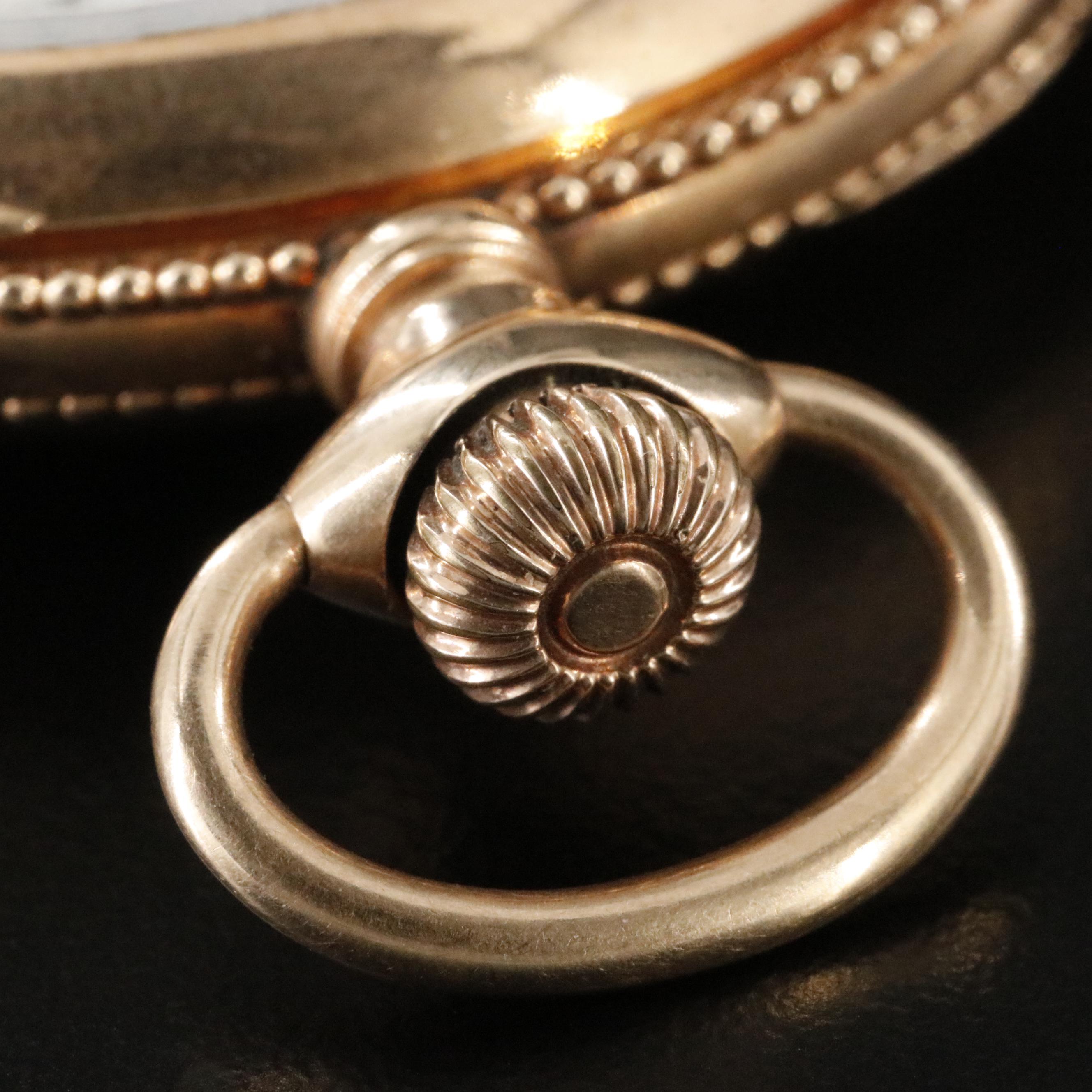 14K Ben. Sands Cleveland Ohio Open Face Pocket Watch