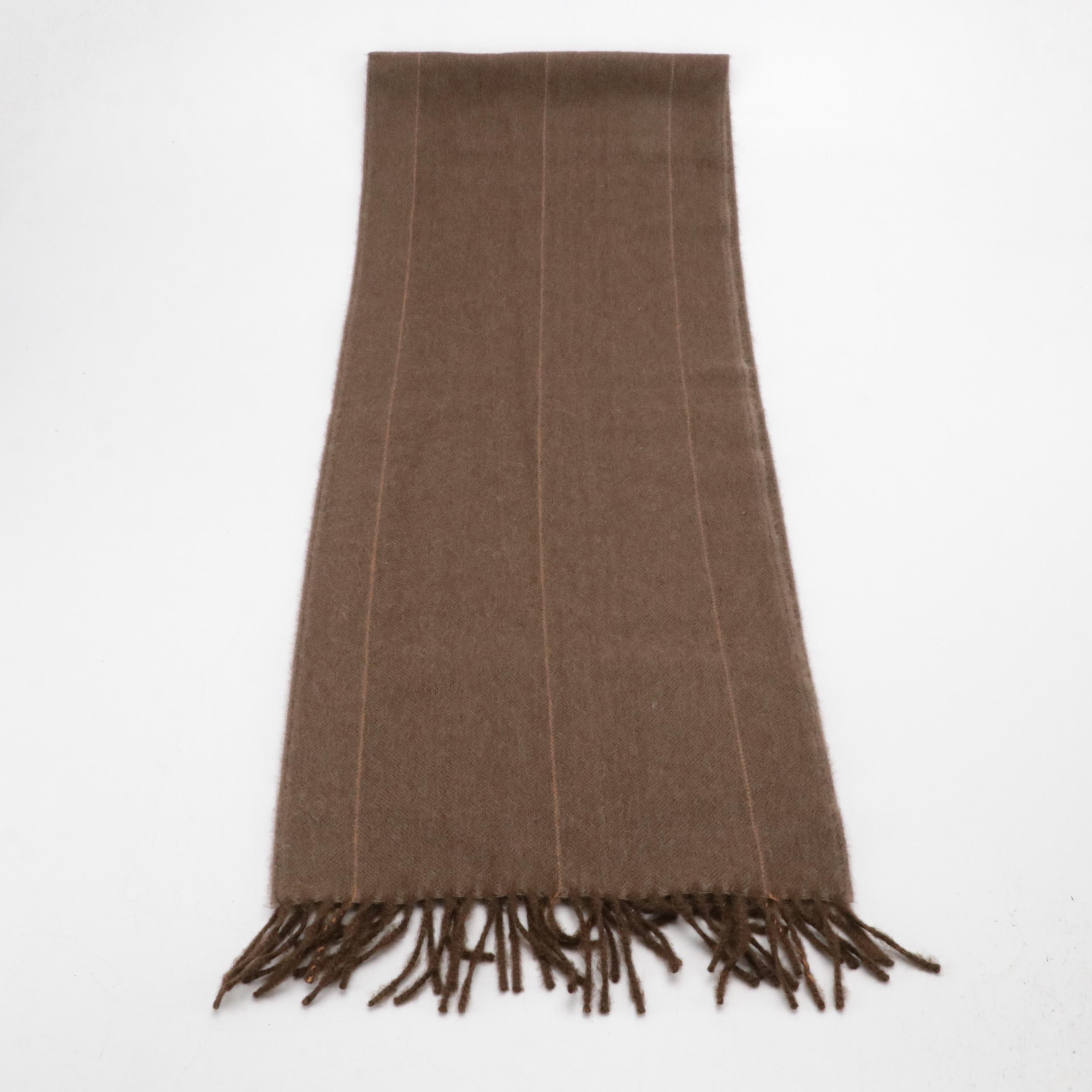 JoS. A. Bank Cashmere, Murano Alpaca, and Trimingham's Wool Fringed Scarves