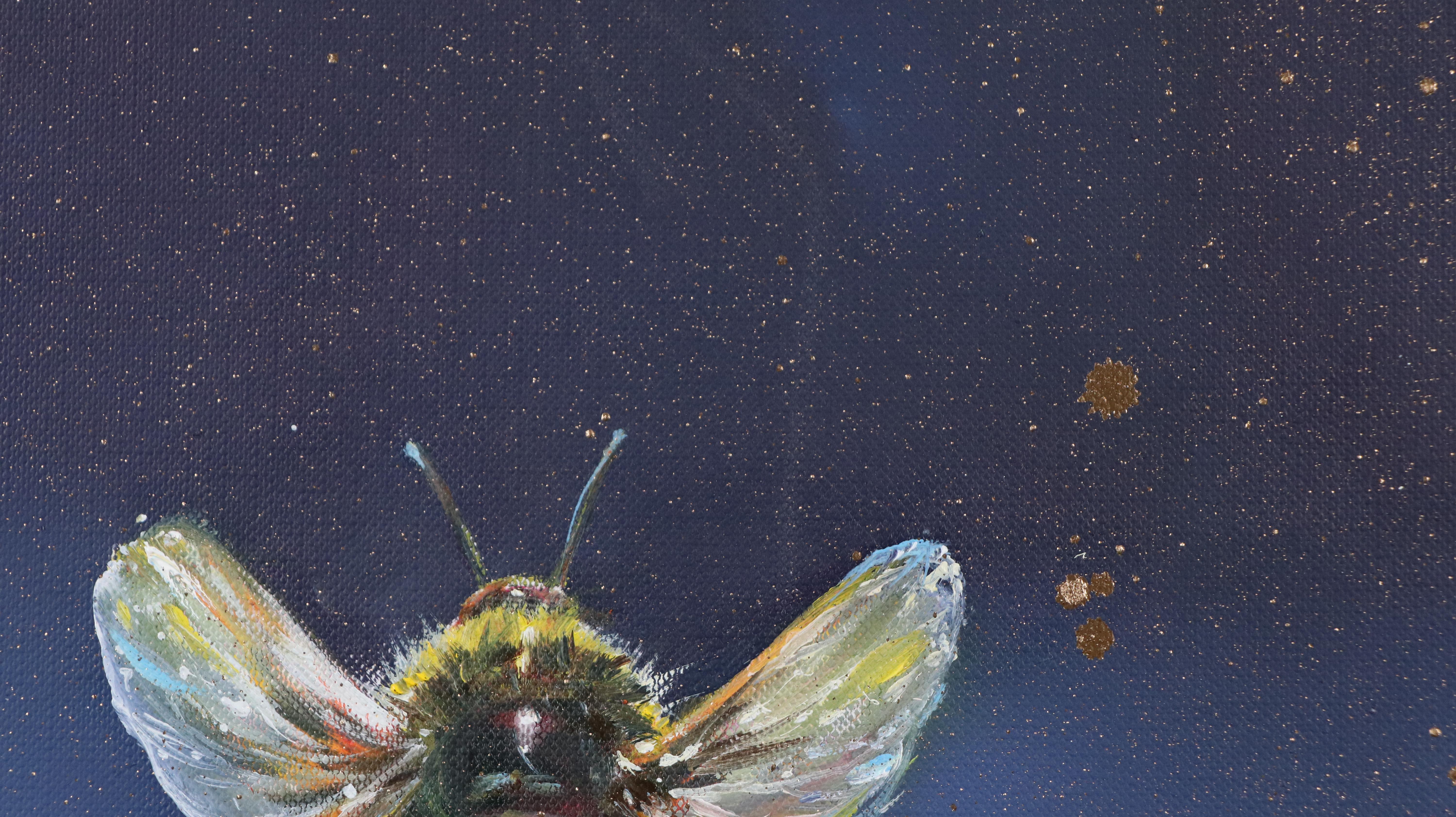 Inga Kovalenko Oil Painting of Bee, 2025