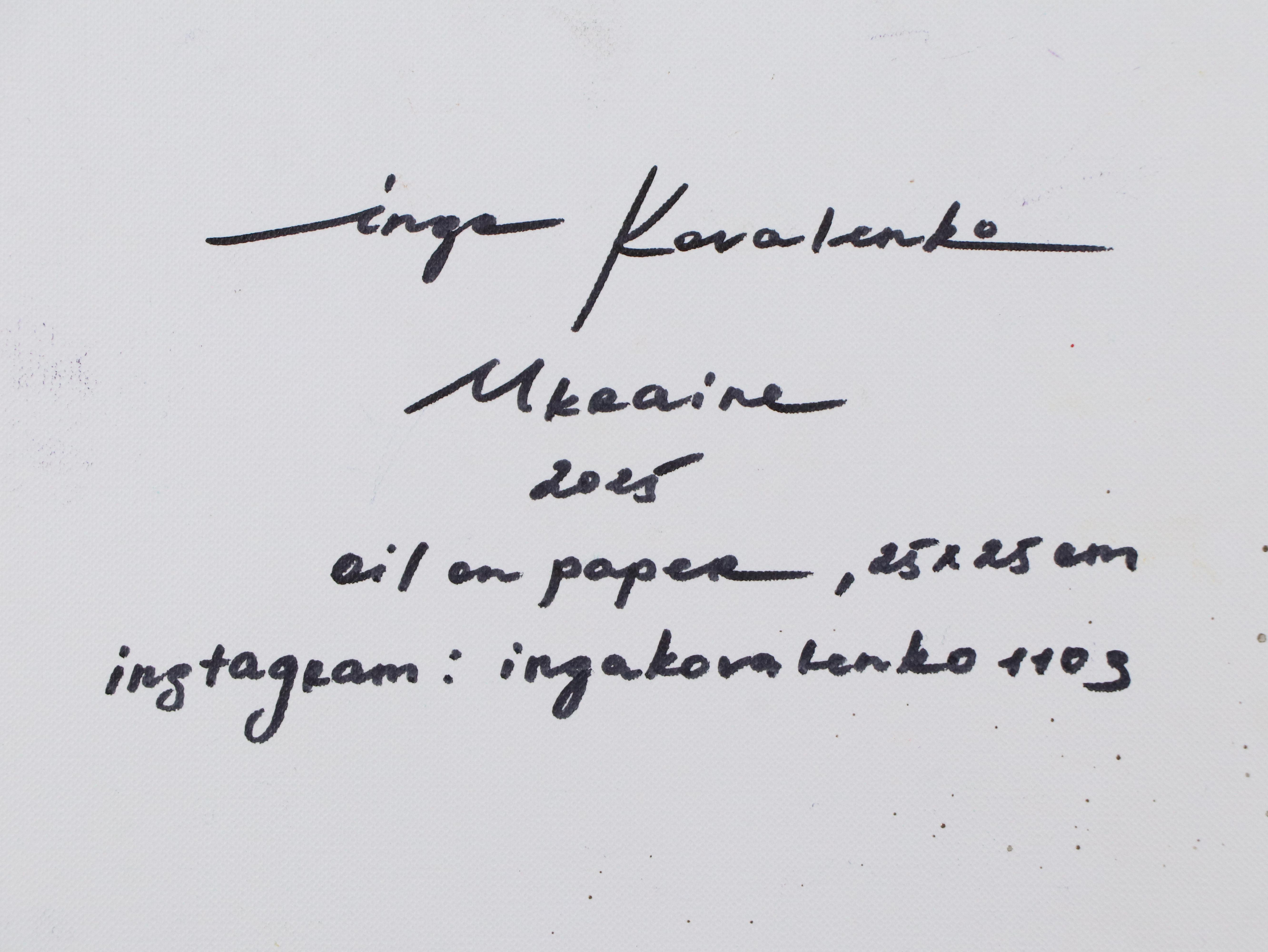 Inga Kovalenko Oil Painting of Bee, 2025