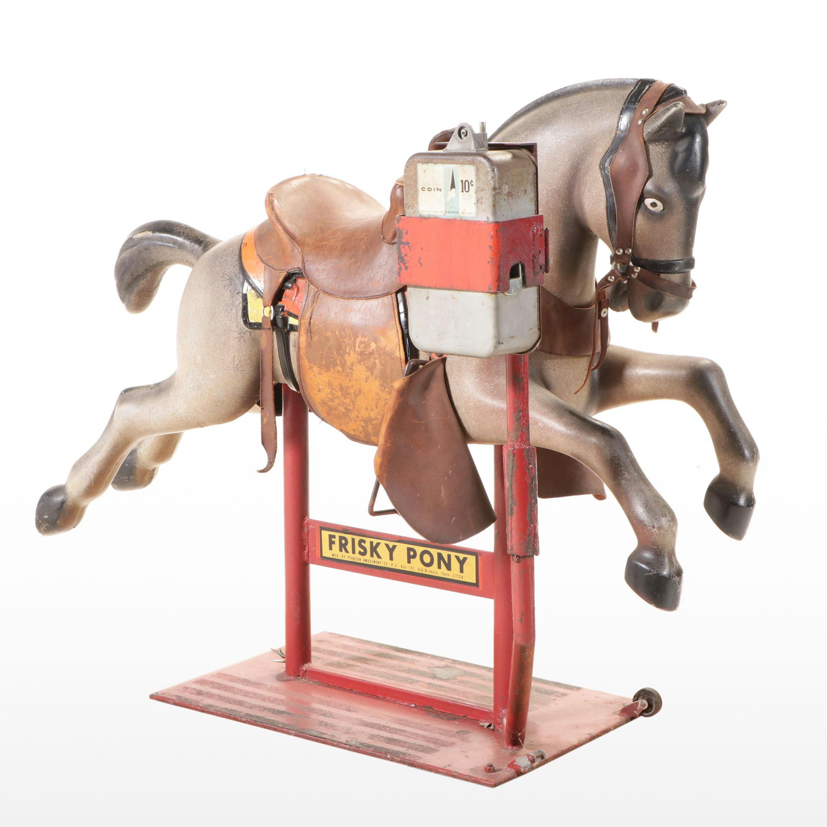 Pearson Amusement "Frisky Pony" Fiberglass Horse Mechanical Ride