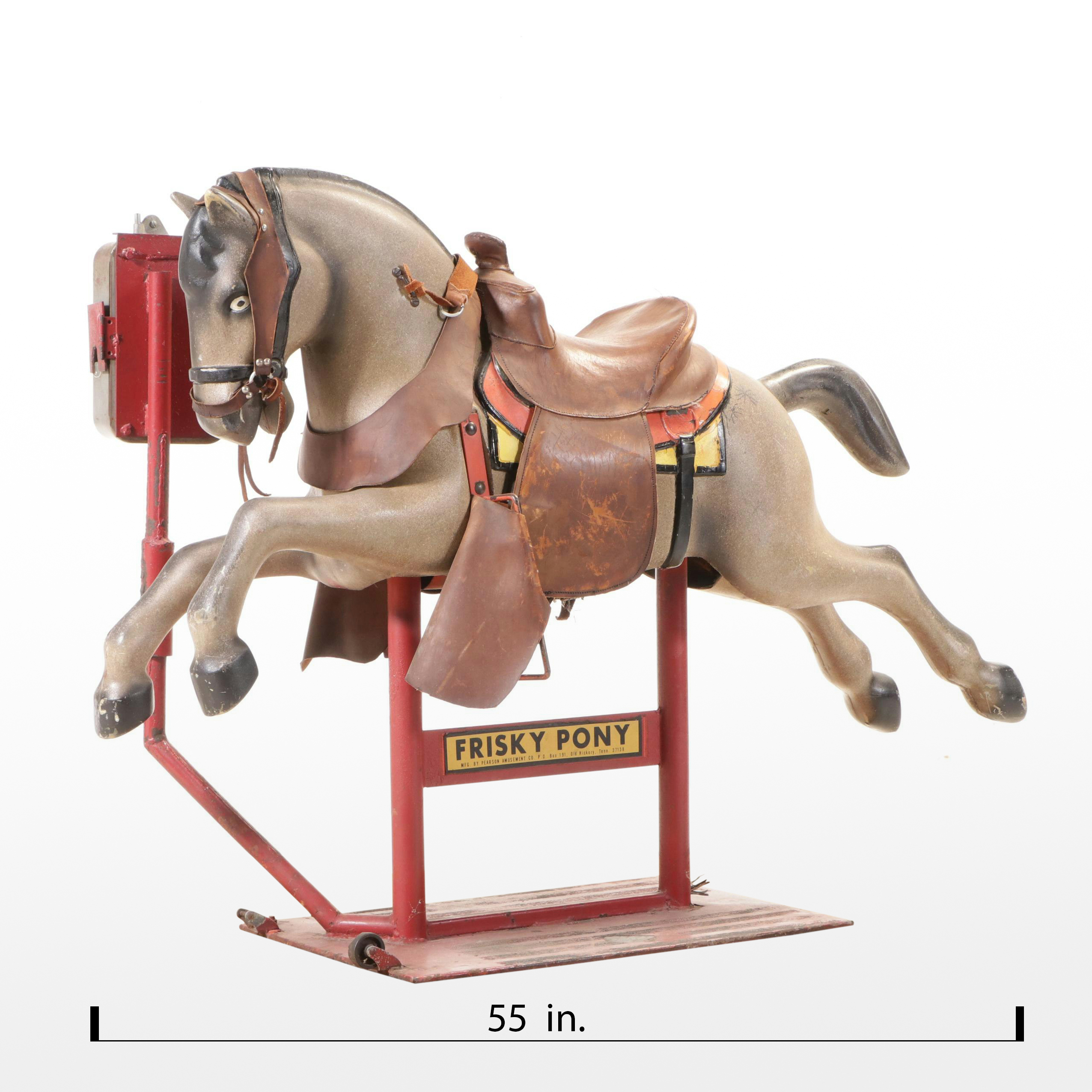 Pearson Amusement "Frisky Pony" Fiberglass Horse Mechanical Ride