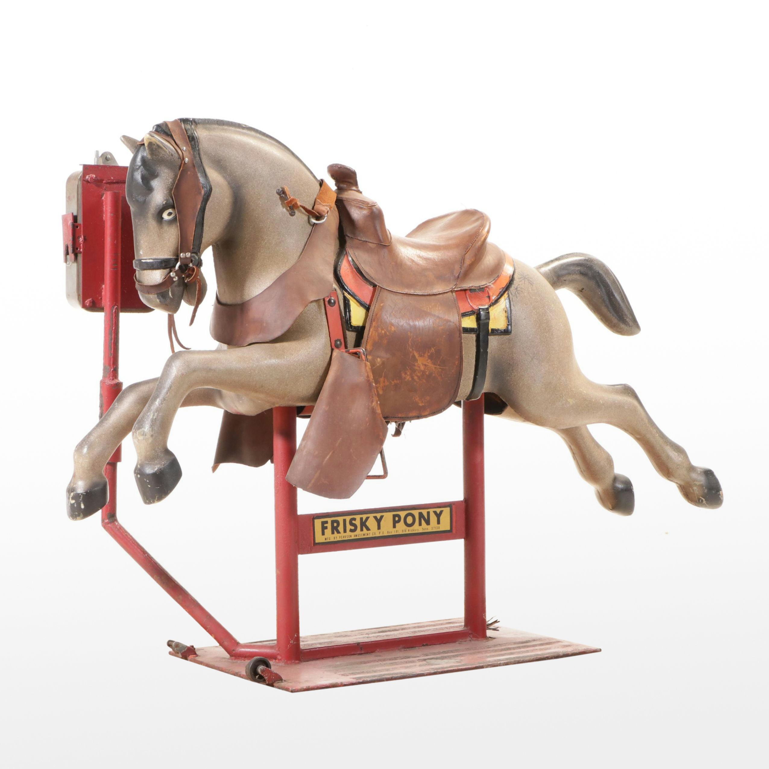 Pearson Amusement "Frisky Pony" Fiberglass Horse Mechanical Ride
