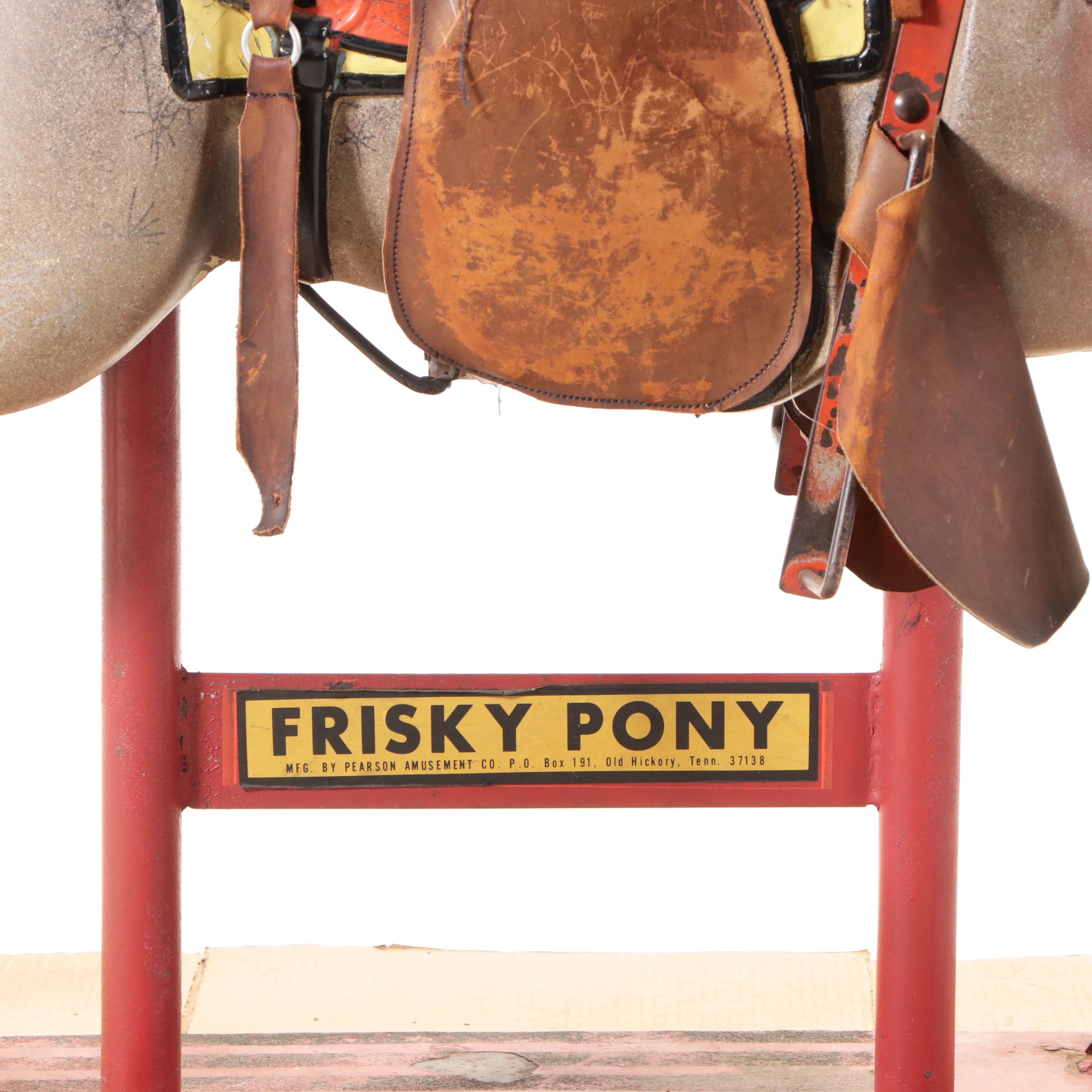 Pearson Amusement "Frisky Pony" Fiberglass Horse Mechanical Ride