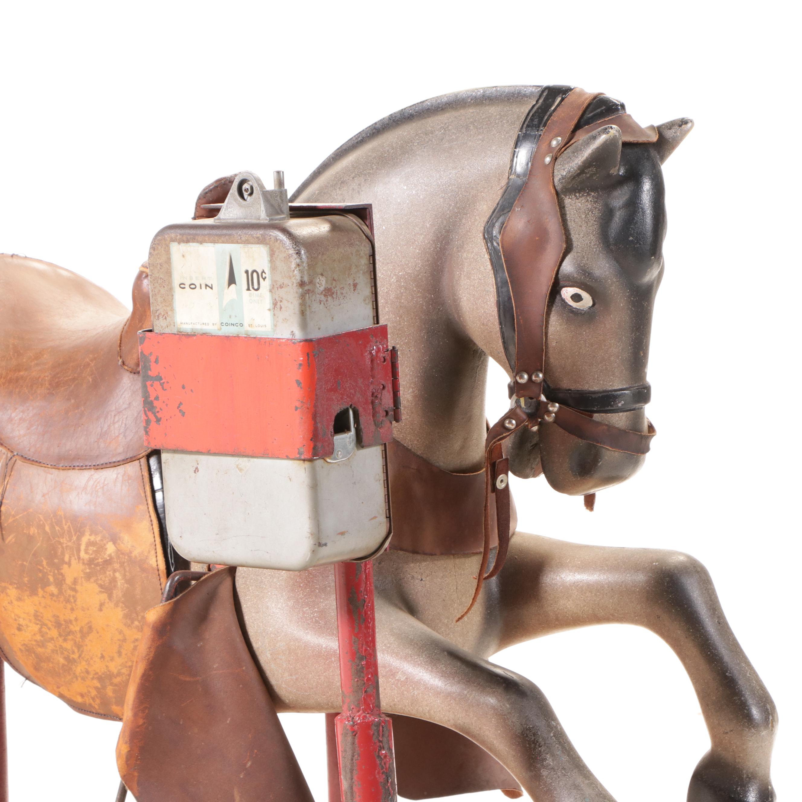 Pearson Amusement "Frisky Pony" Fiberglass Horse Mechanical Ride