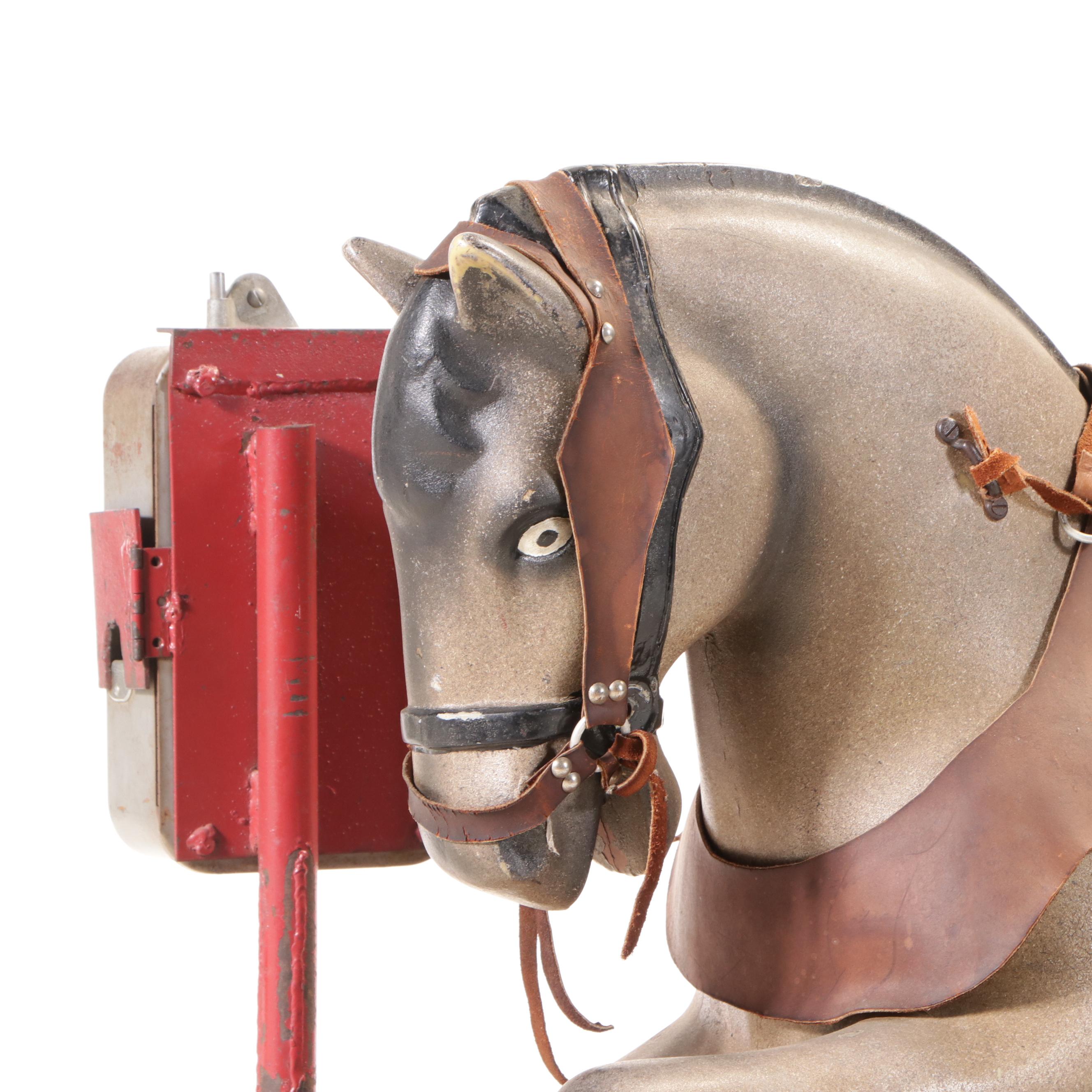 Pearson Amusement "Frisky Pony" Fiberglass Horse Mechanical Ride