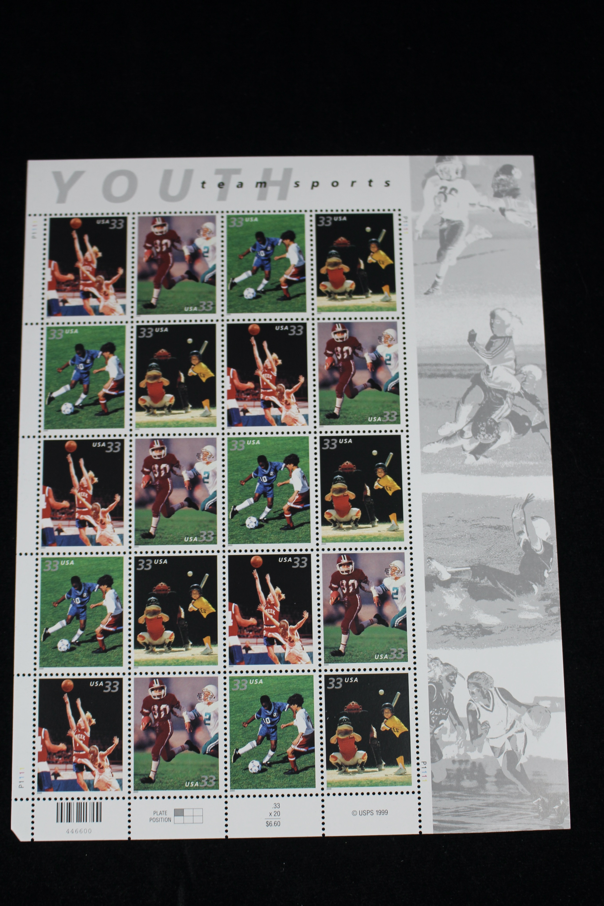 Sixteen Different Miniature Postage Stamp Sheets